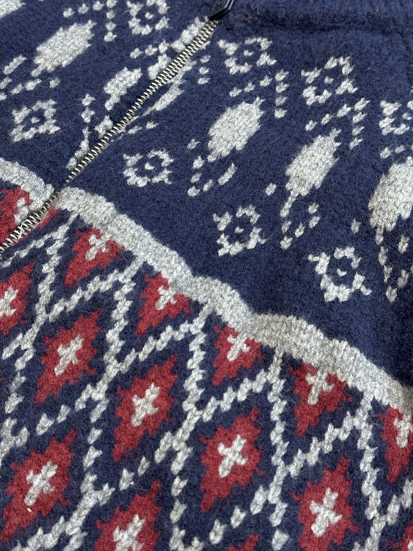 LOEWE wool zip-up cardigan  (H526Y16KAJ-5137）