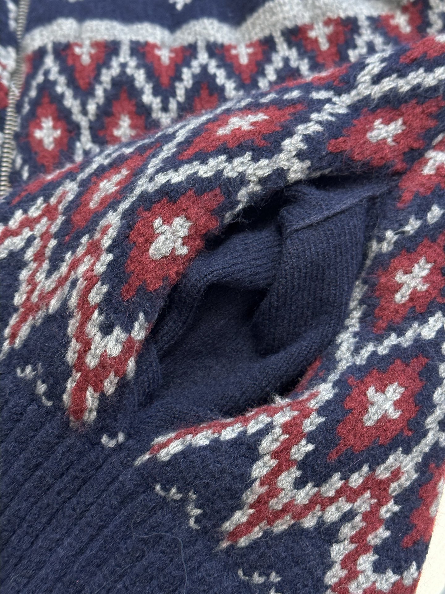 LOEWE wool zip-up cardigan  (H526Y16KAJ-5137）