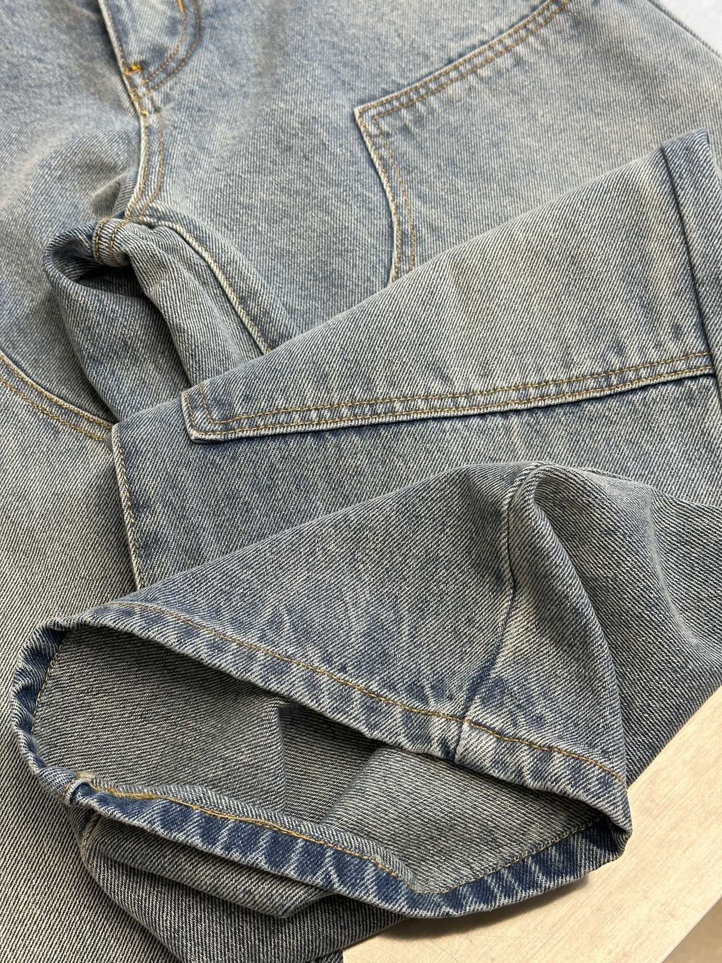 Louis Vuitton Denim Carpenter Style Trousers（1AJBKM）
