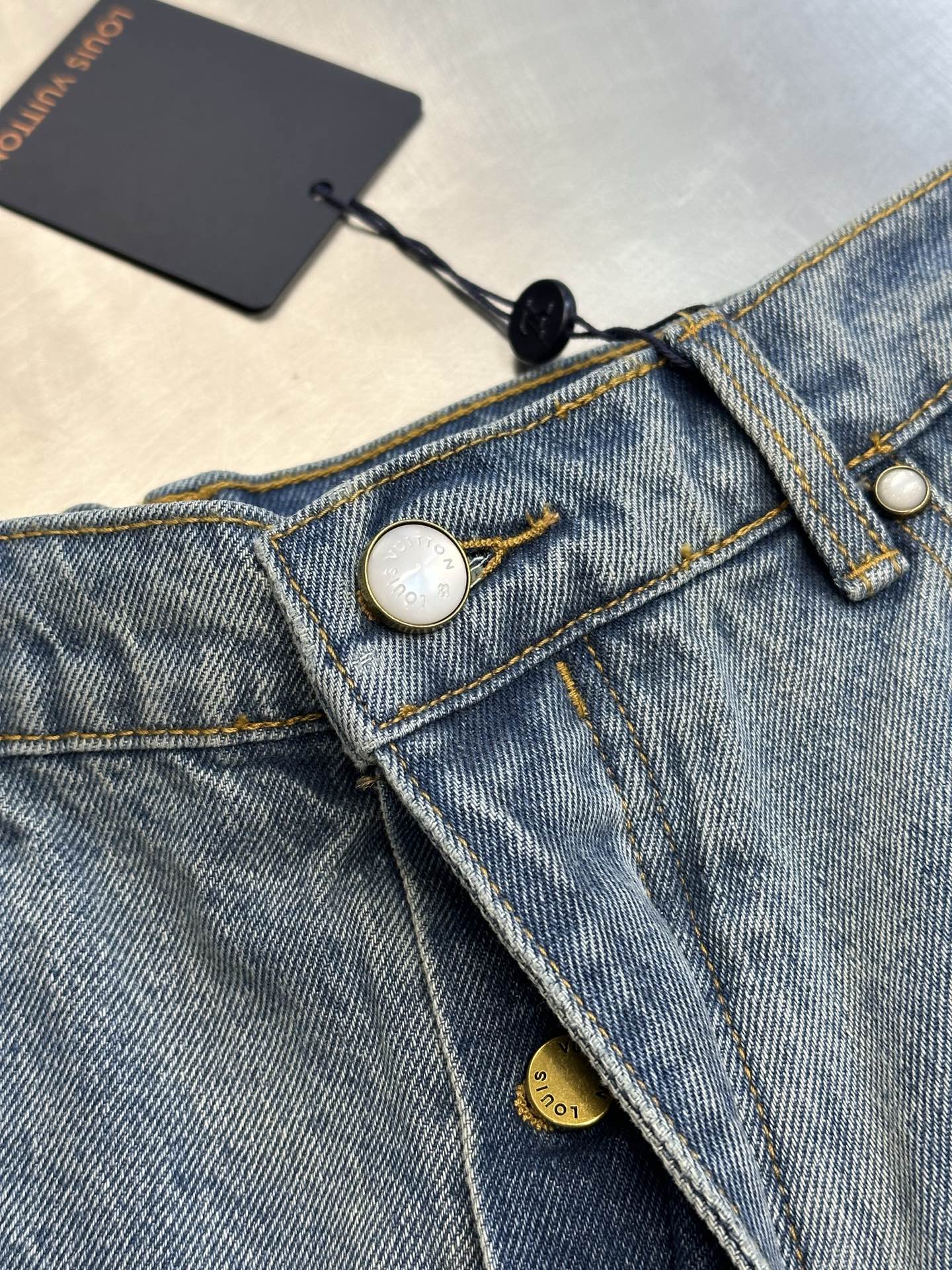 Louis Vuitton Denim Carpenter Style Trousers（1AJBKM）