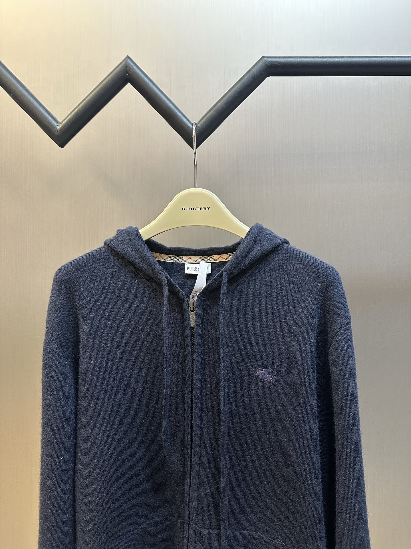 Burberry Cashmere Blend Zip Hoodie （81121341)