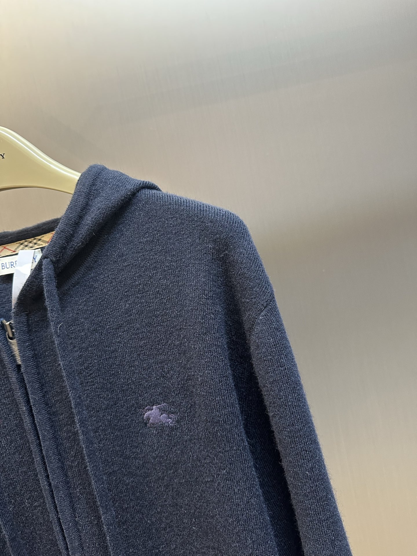 Burberry Cashmere Blend Zip Hoodie （81121341)