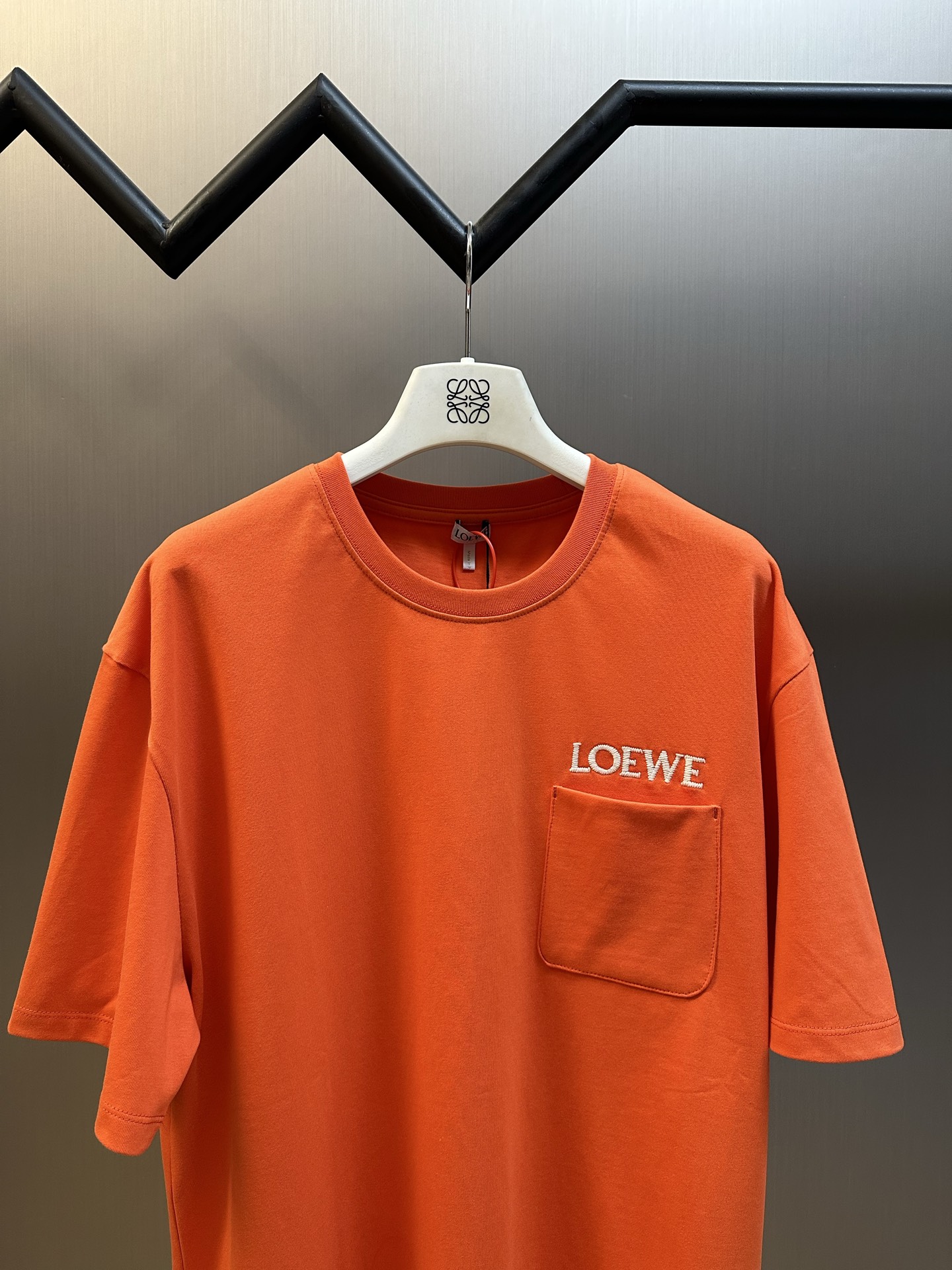 LOEWE Men T Shirts H526Y22XDE 9100 Orange (H526Y22XDE-9100）