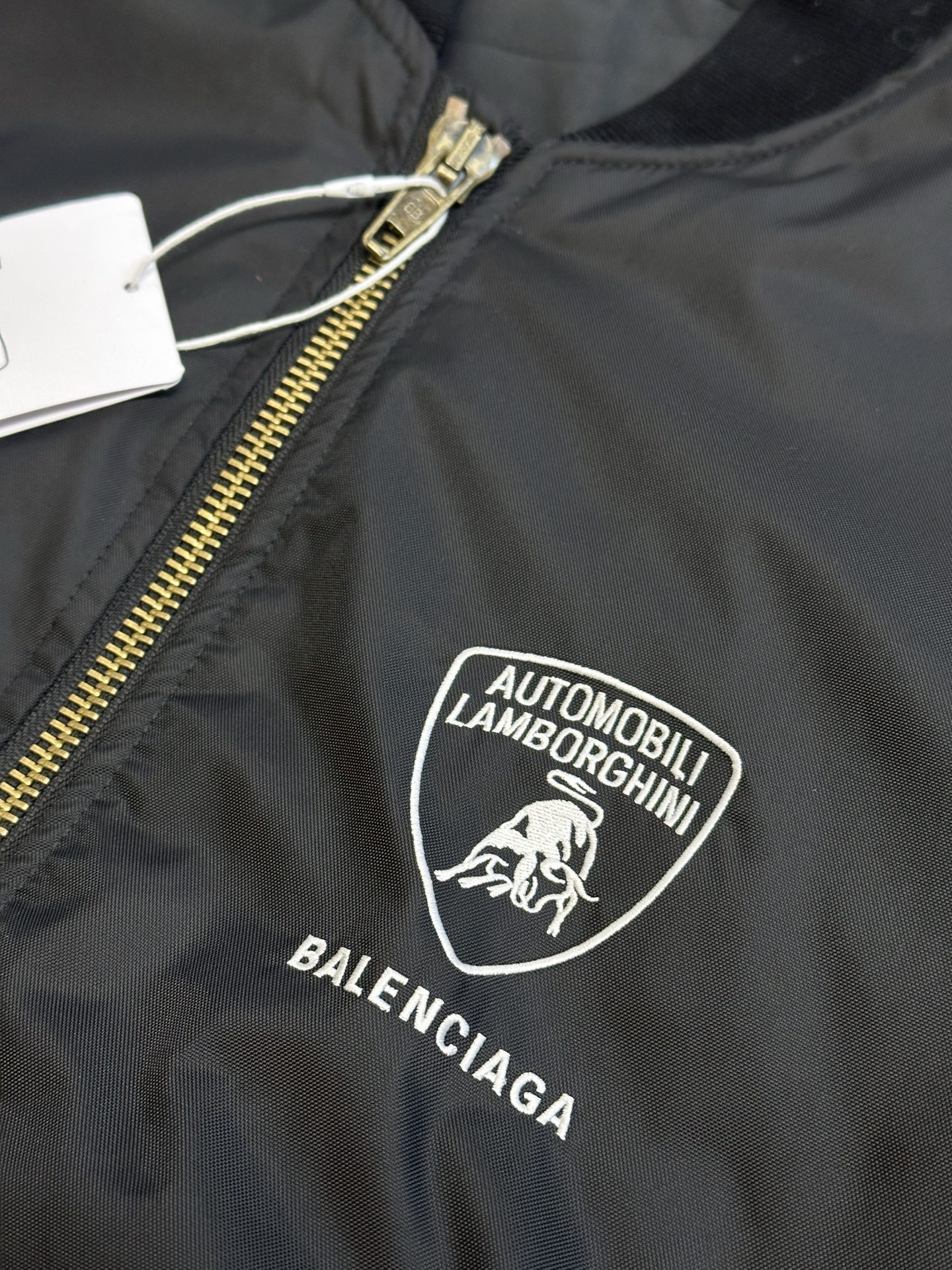 Balenciaga X Automobili Lamborghini Bomber Jacket (839107TOO04-1000）