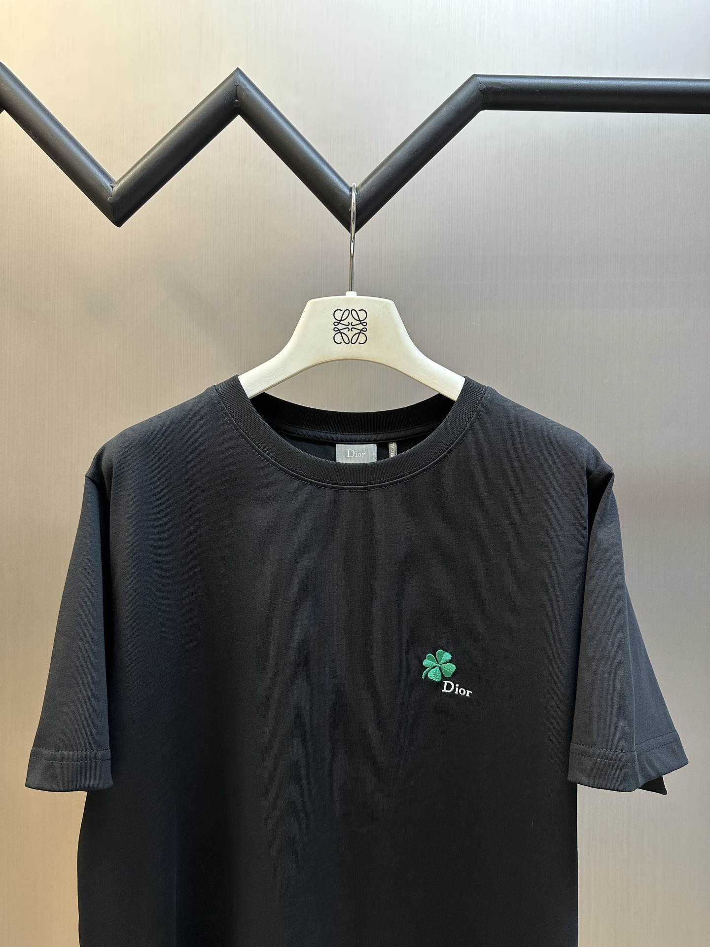 Dior Clover graphic embroidered T-shirt（683J614A3036_C986）