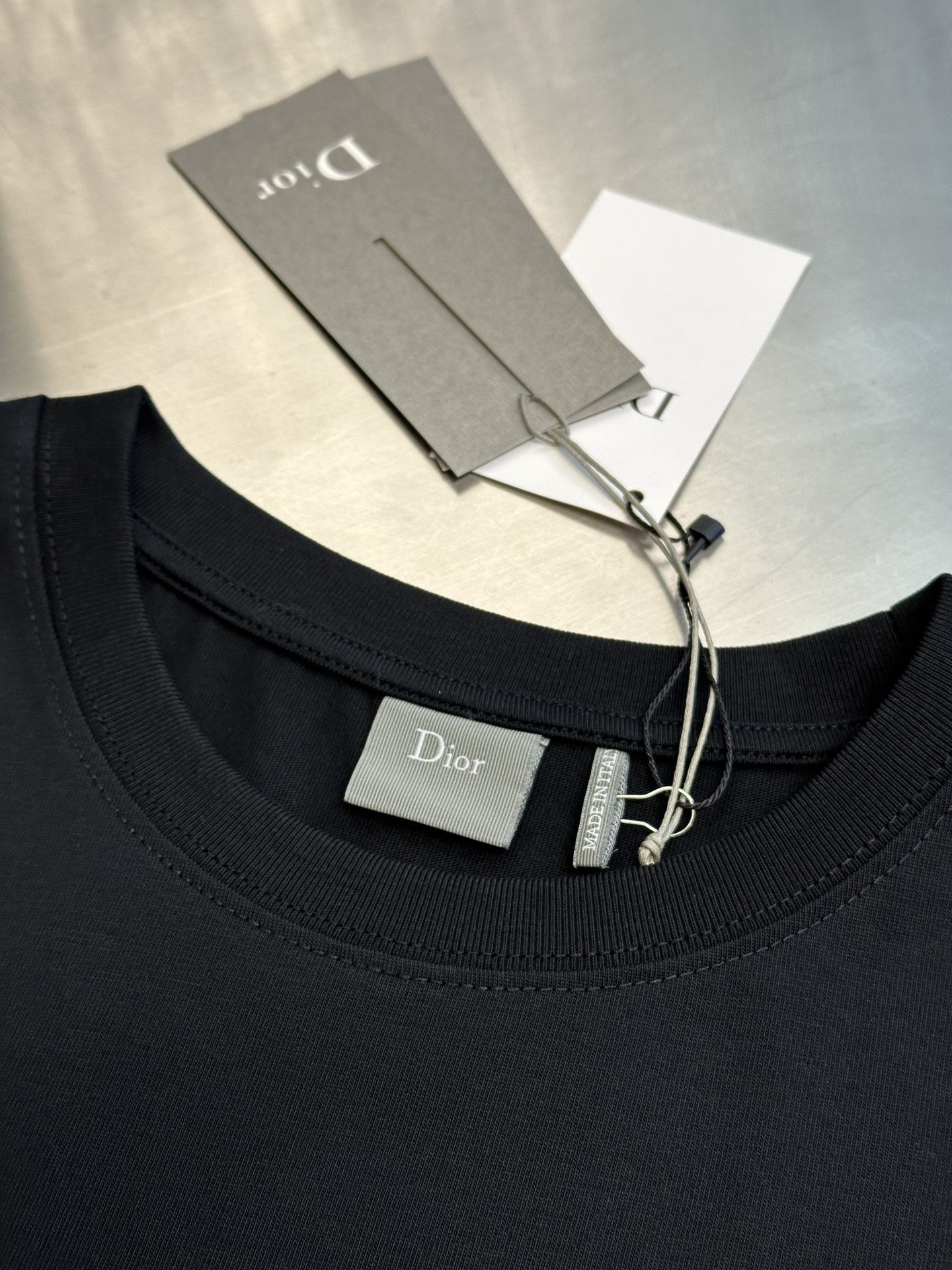 Dior Clover graphic embroidered T-shirt（683J614A3036_C986）