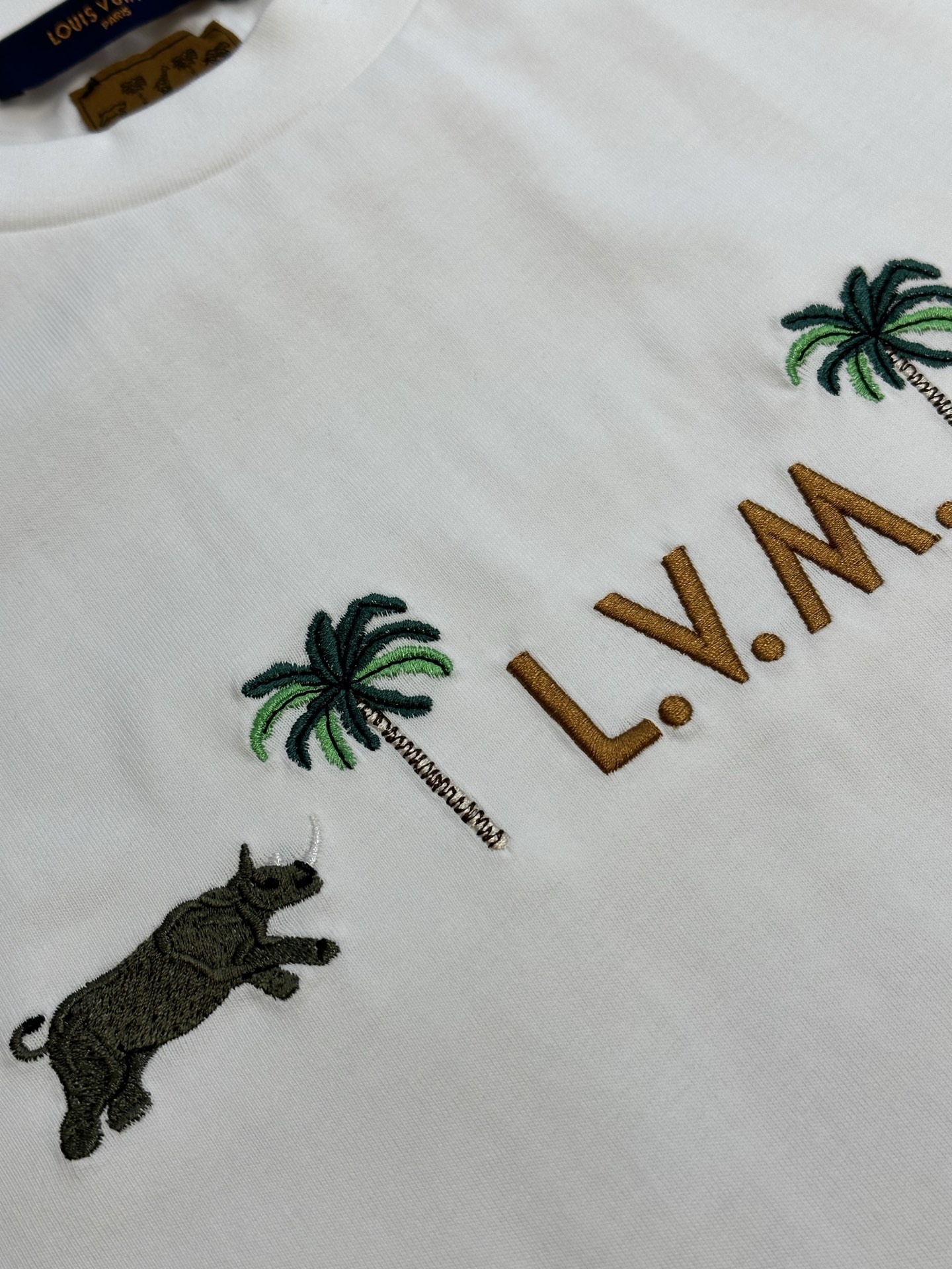 Louis Vuitton X THE DARJEELING LIMITED Embroidered Short Sleeve Size（1AJVQK）