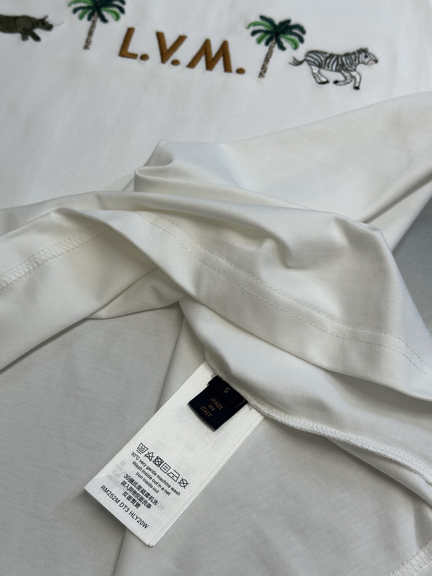 Louis Vuitton X THE DARJEELING LIMITED Embroidered Short Sleeve Size（1AJVQK）