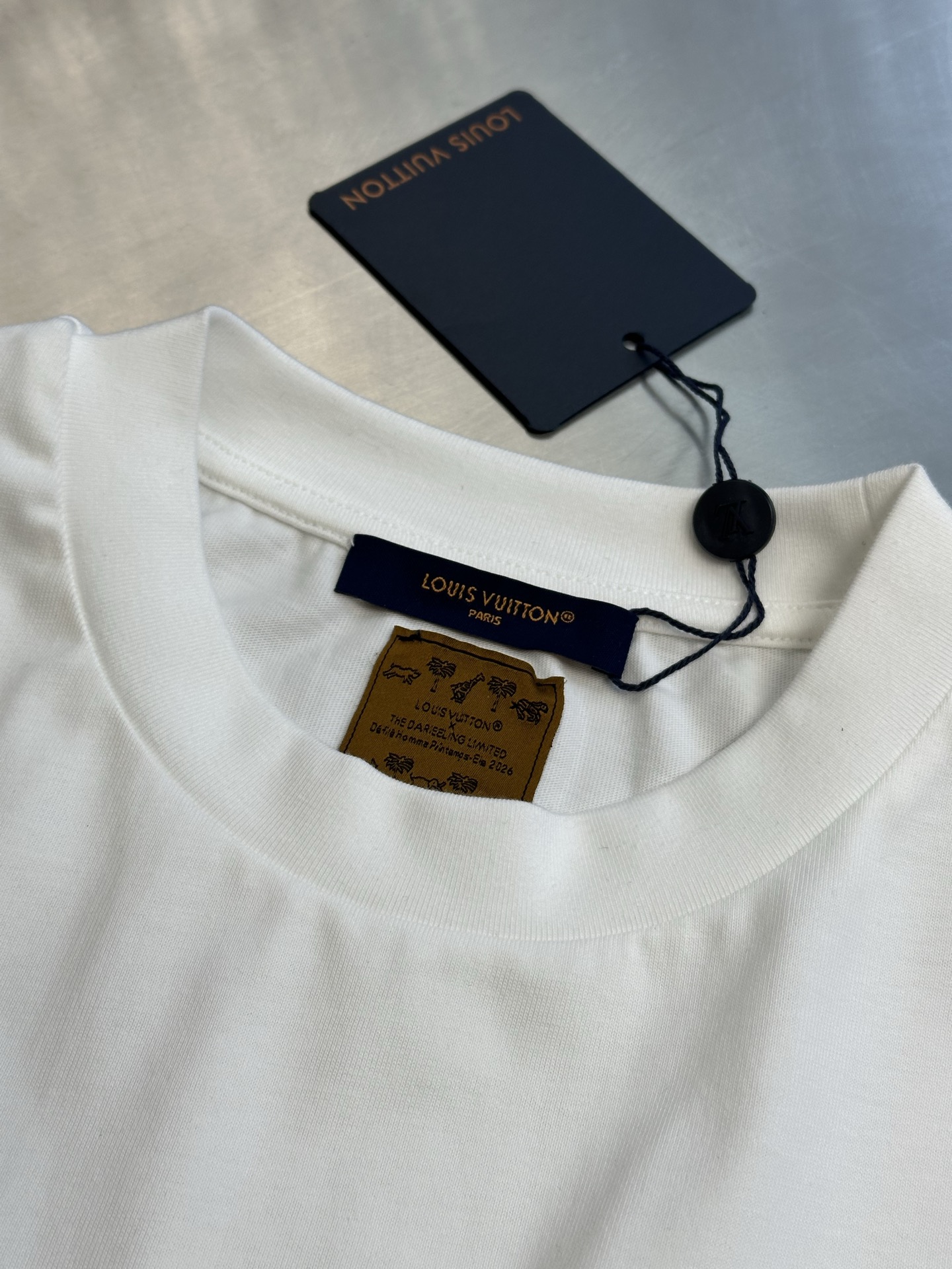 Louis Vuitton X THE DARJEELING LIMITED Embroidered Short Sleeve Size（1AJVQK）