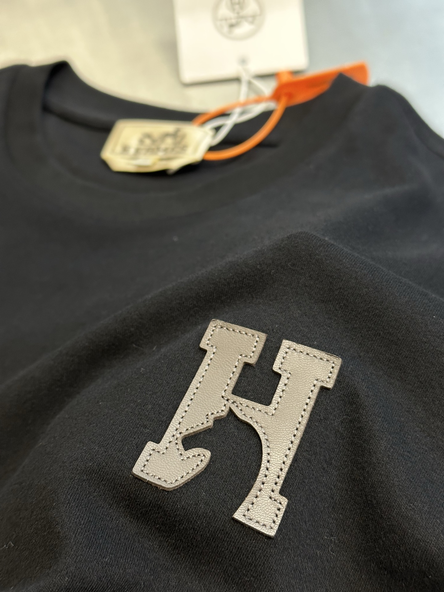 HERMES T-shirt "H'Cheval" Cotton（H567810HA76）