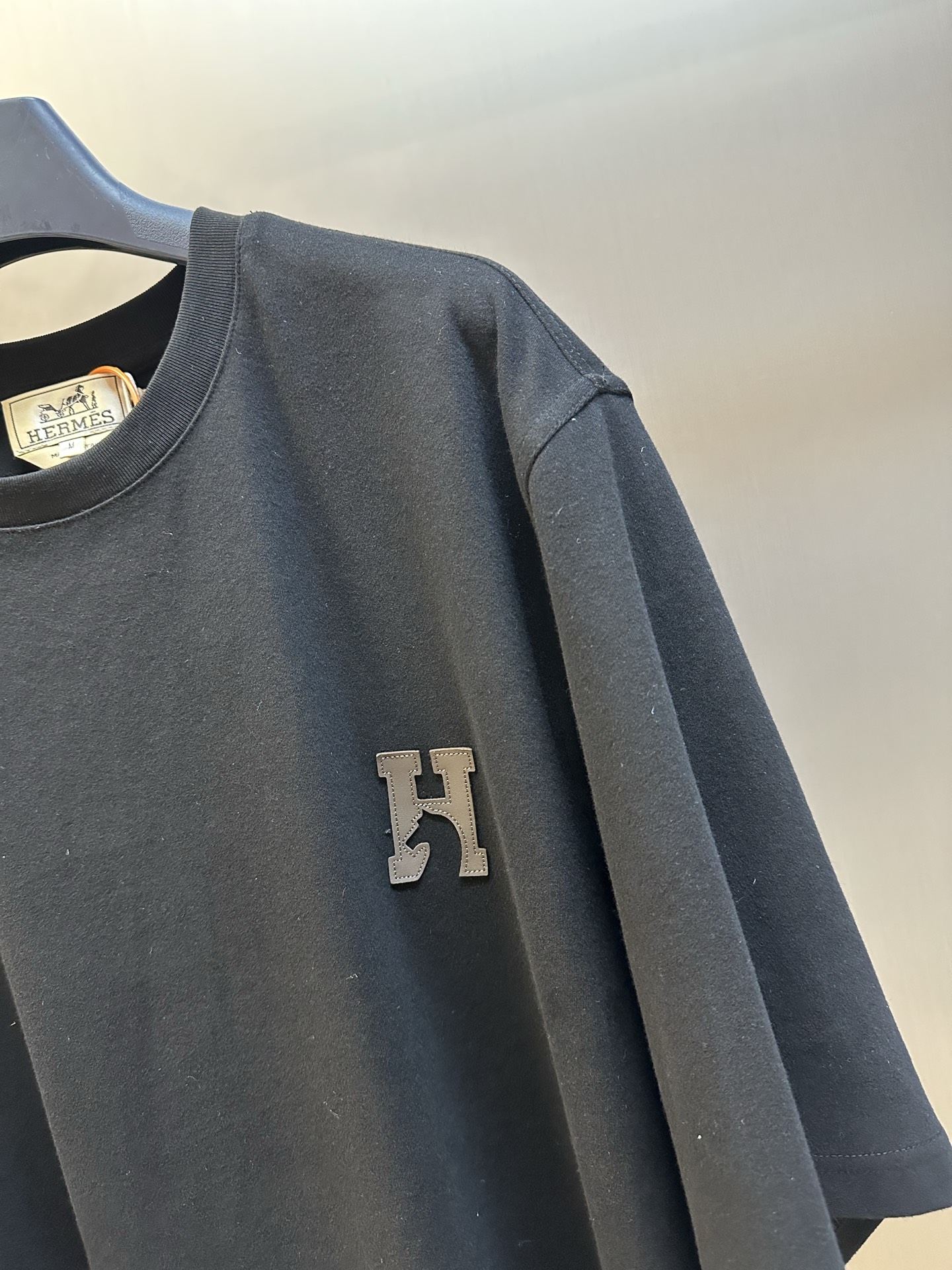 HERMES T-shirt "H'Cheval" Cotton（H567810HA76）