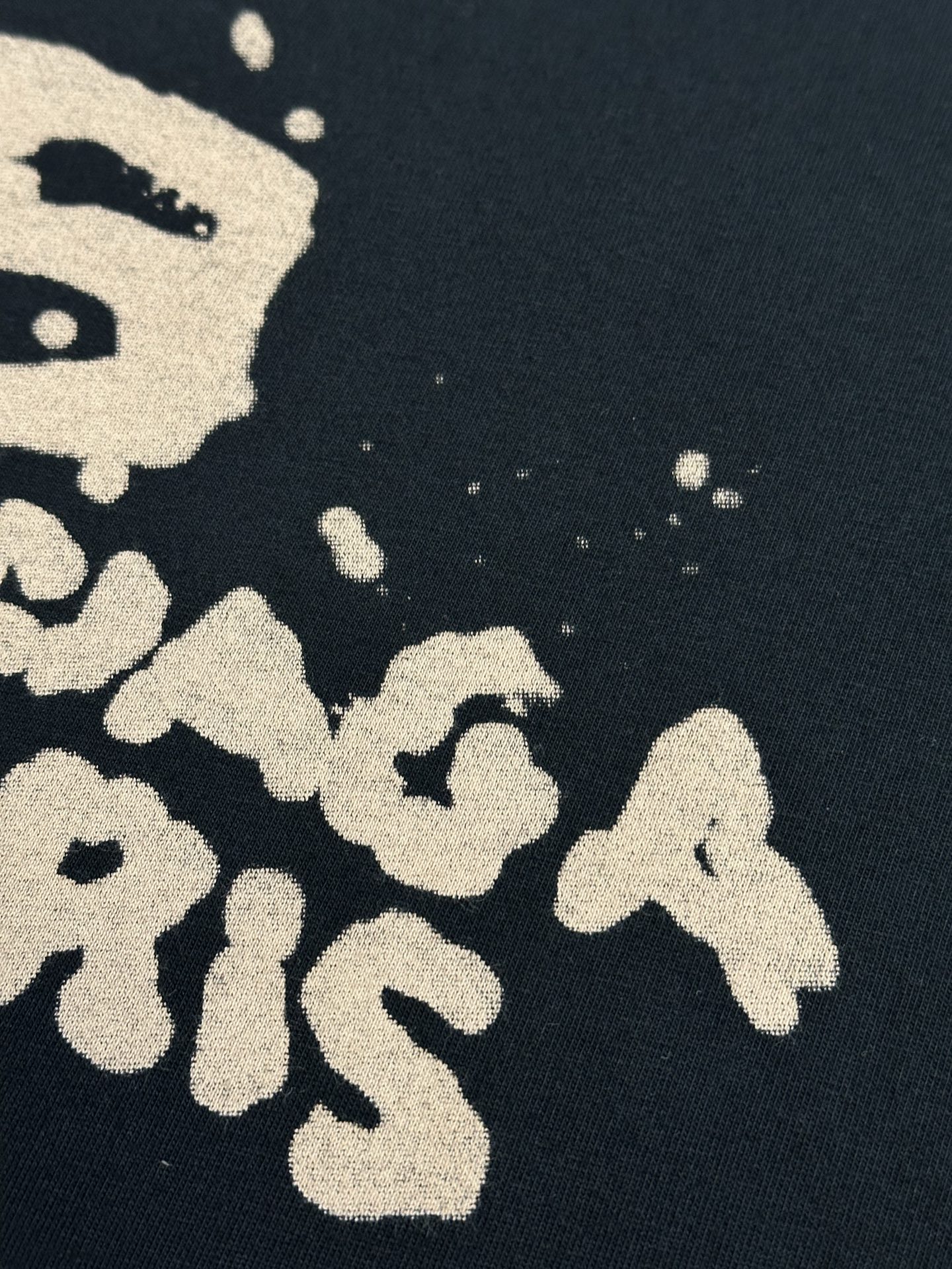 BALENCIAGA Hand-Drawn BB Icon T-shirt Medium Fit "Black"（612966TNVN41059）