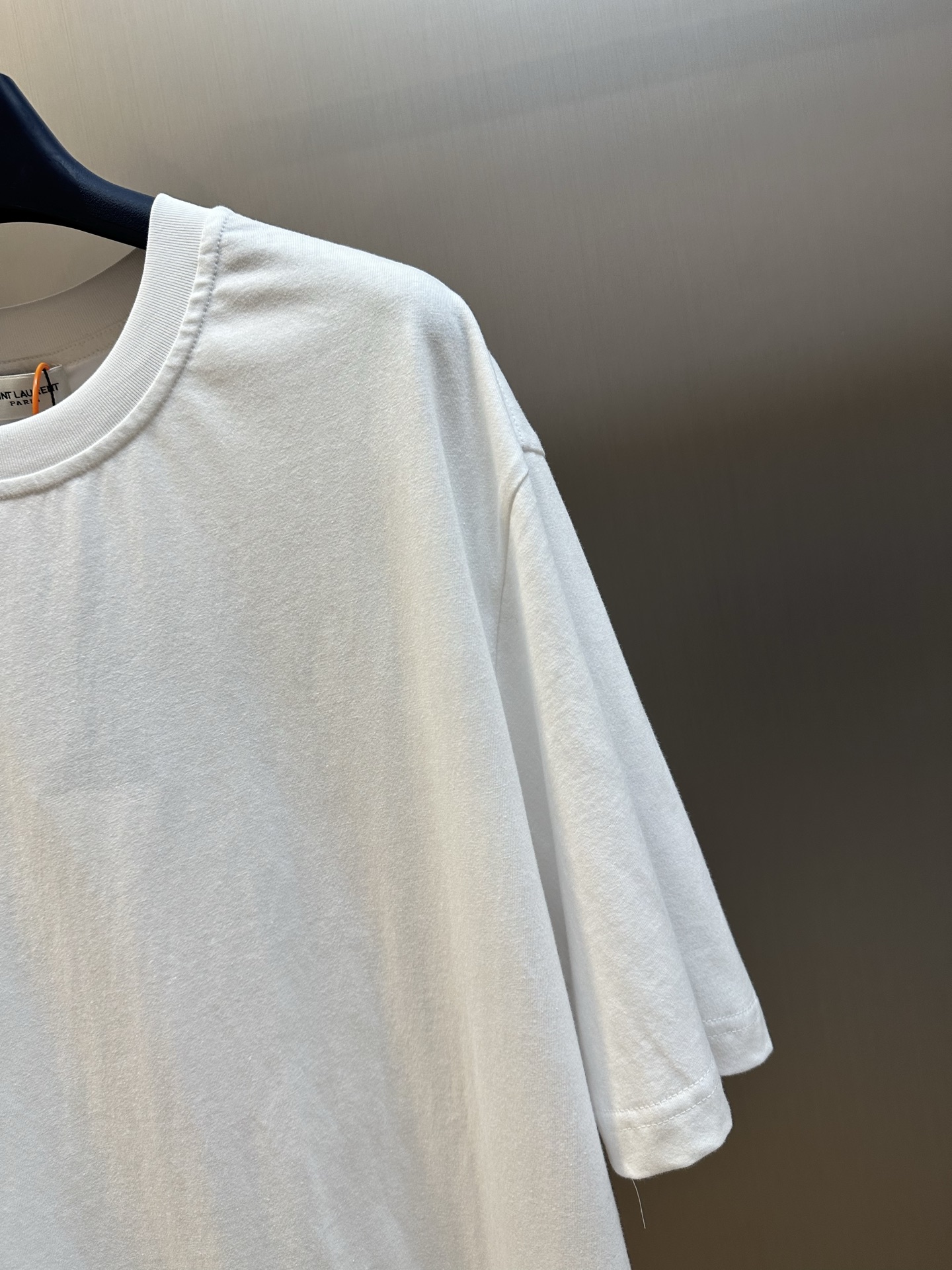 SAINT LAURENT silk T-white（844555YCL360907）