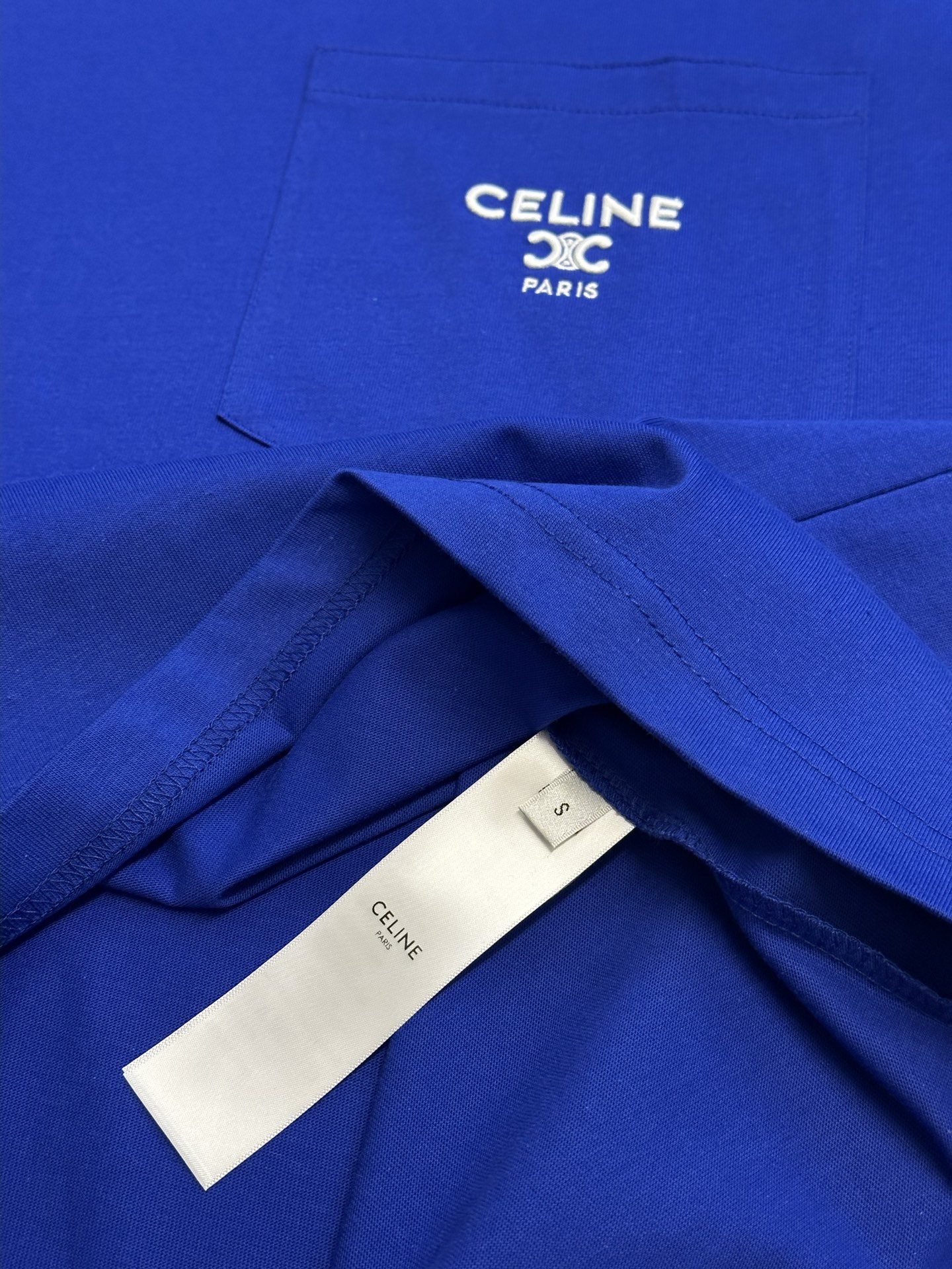 CELINE T-shirt/Cotton Knitwear - Black/Carmine (RX0I31242-GDX7）