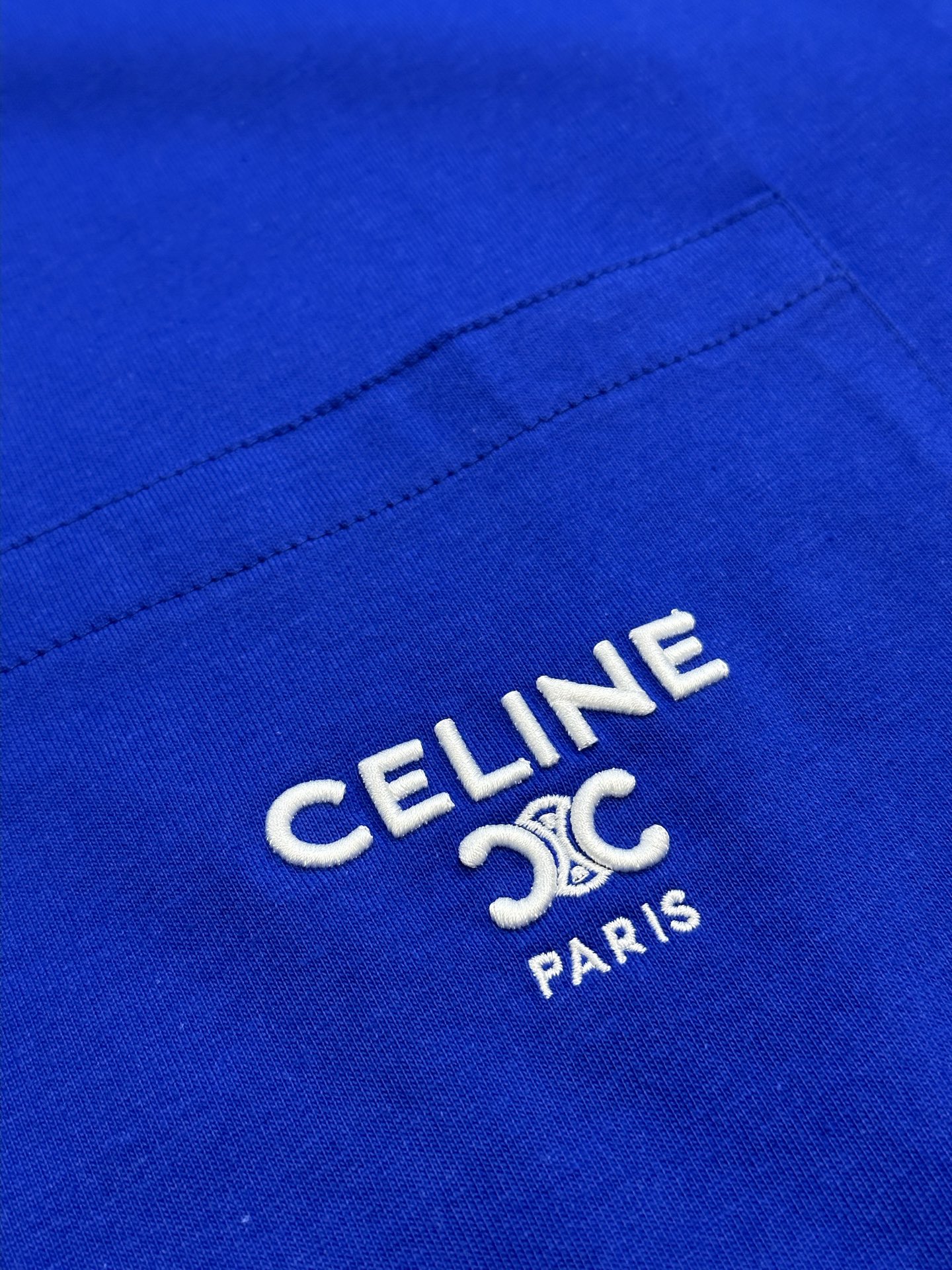 CELINE T-shirt/Cotton Knitwear - Black/Carmine (RX0I31242-GDX7）