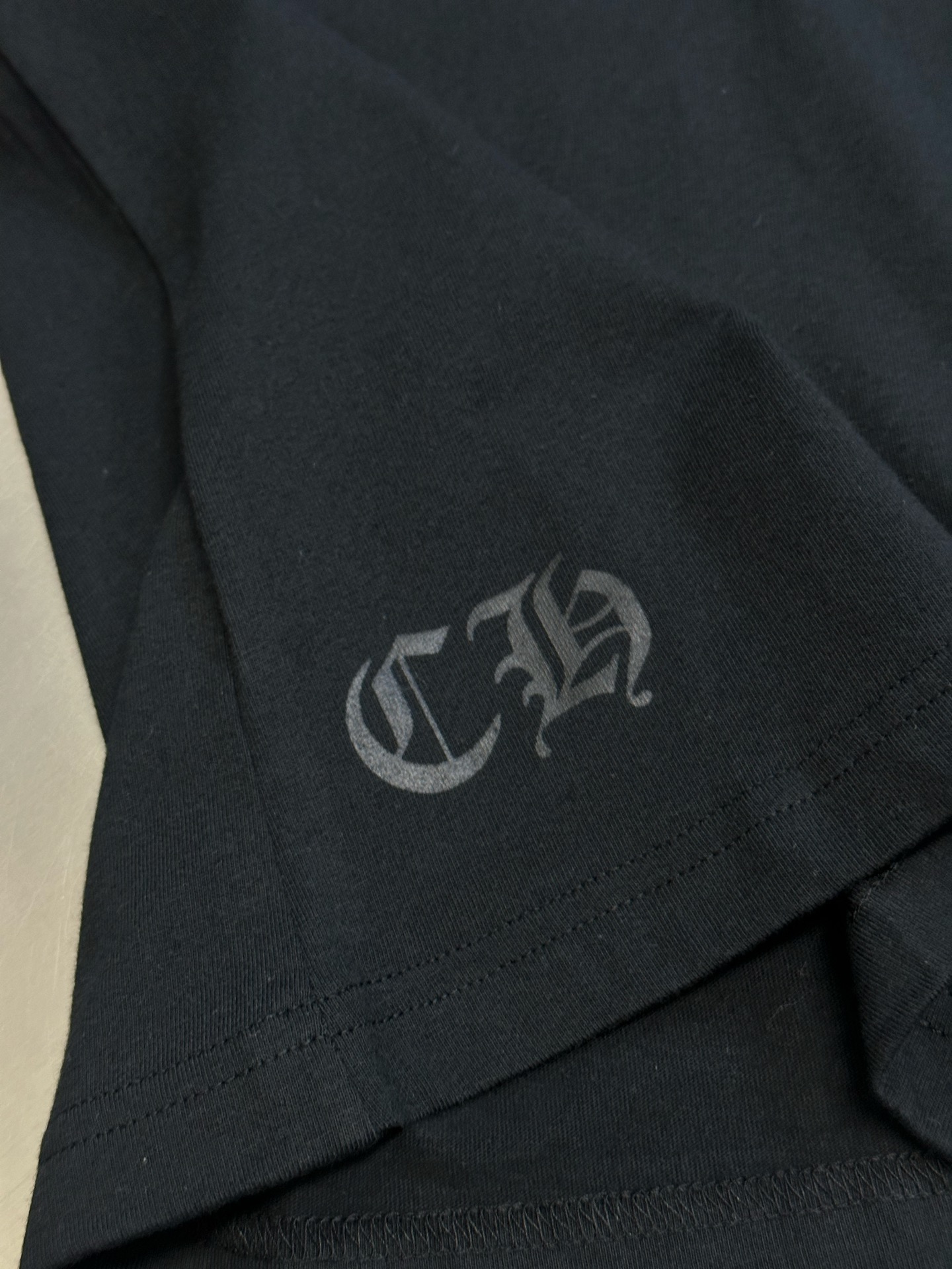 Chrome Hearts Neckline Letter Print T-shirt（CH-0542）