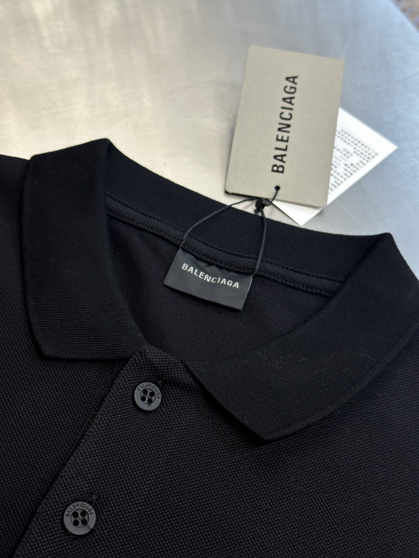 BALENCIAGA Laurel Classic Regular Fit Polo Shirt（828531TTVT81000）