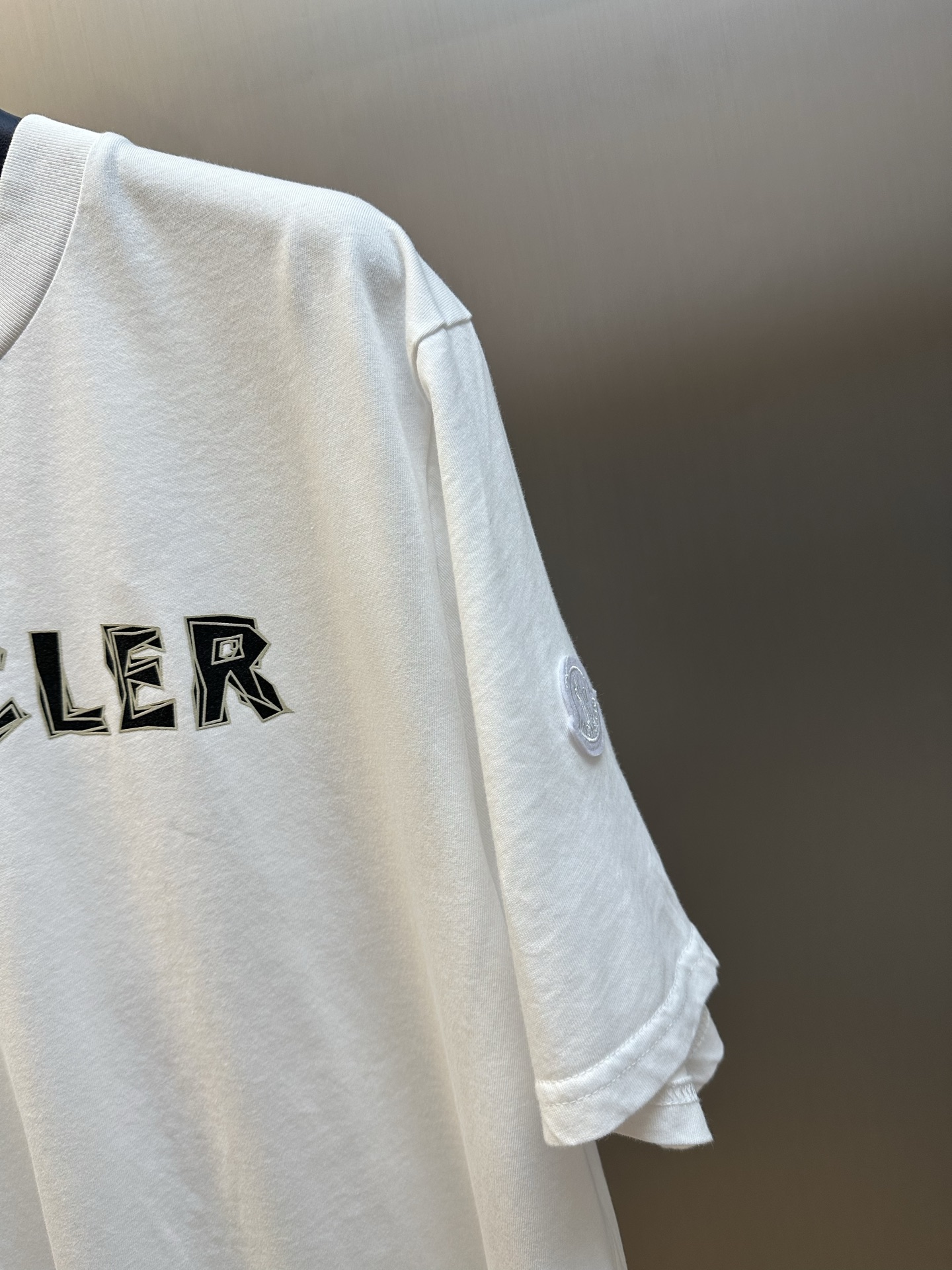 MONCLER☆Moncler logo T-shirt （K10918C0005289AJS00A）