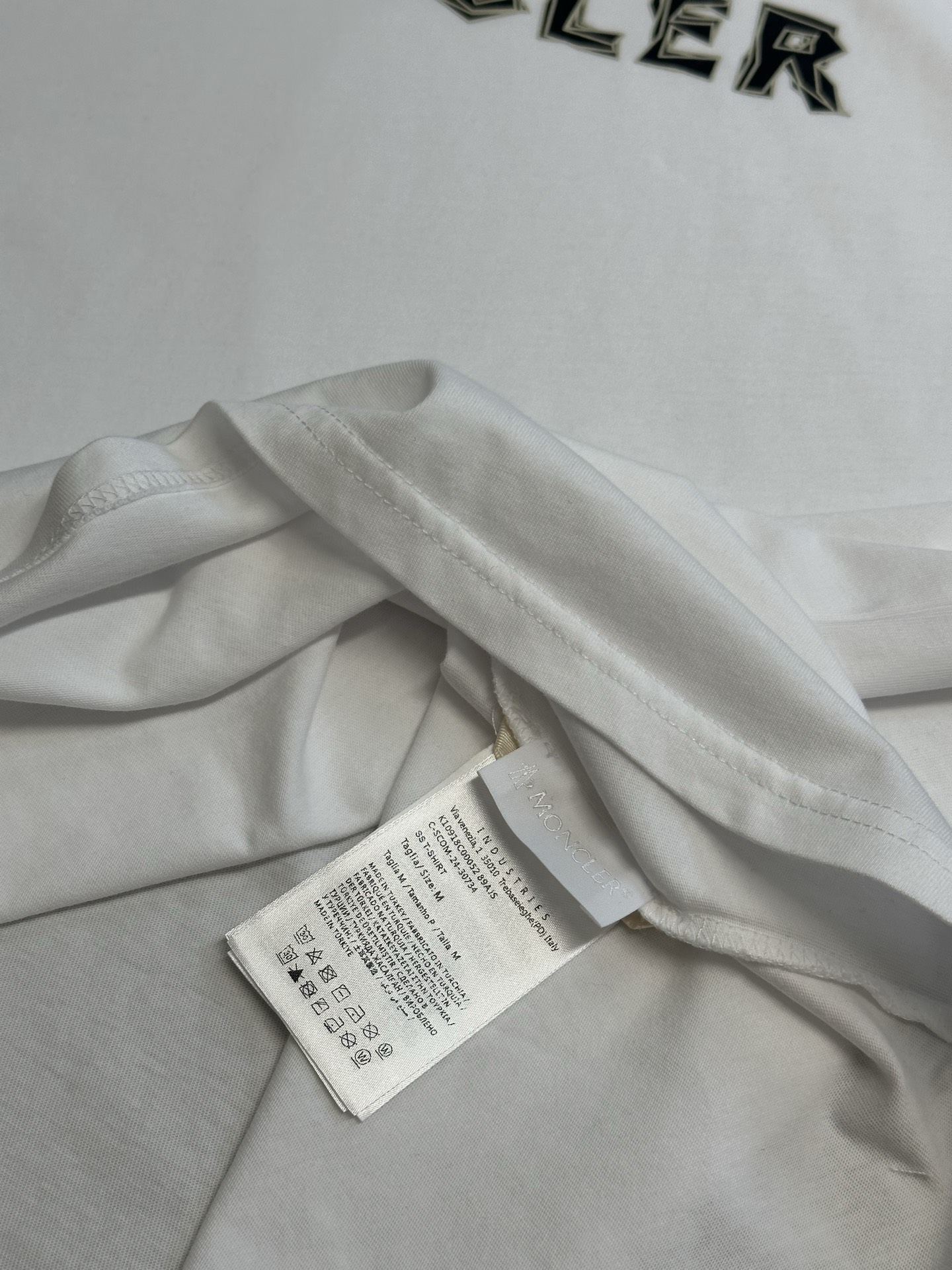 MONCLER☆Moncler logo T-shirt （K10918C0005289AJS00A）