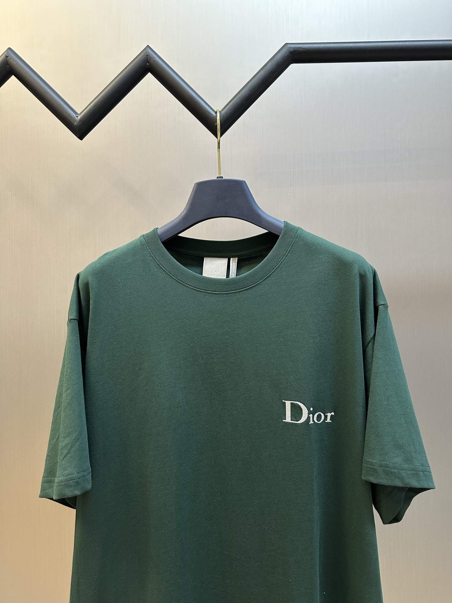 Dior Homme Logo Embroidered Short-Sleeved T-Shirt（683J606A0677-C680）