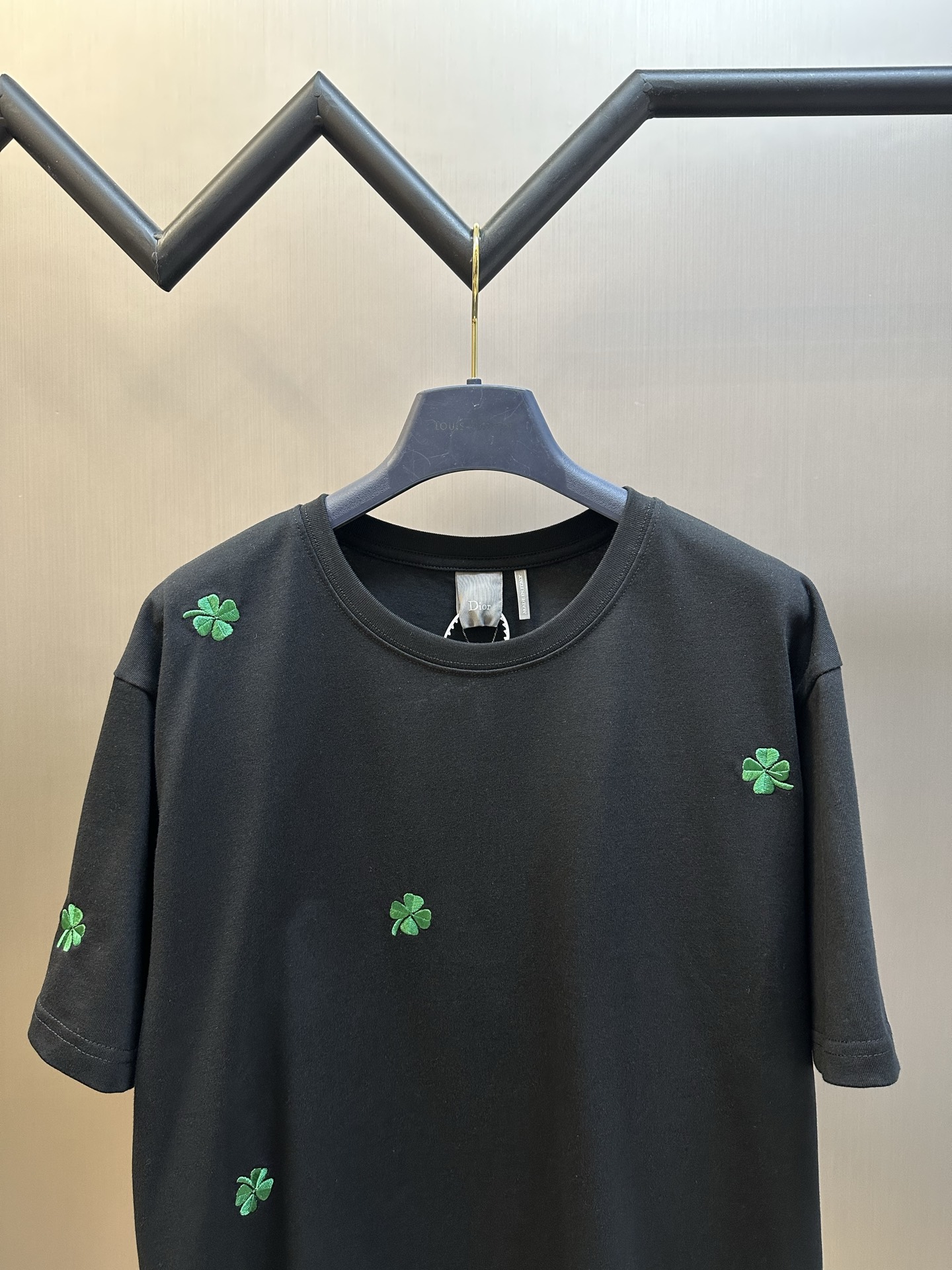 Dior clover embroidered T-shirt（683J615A3036-C986）