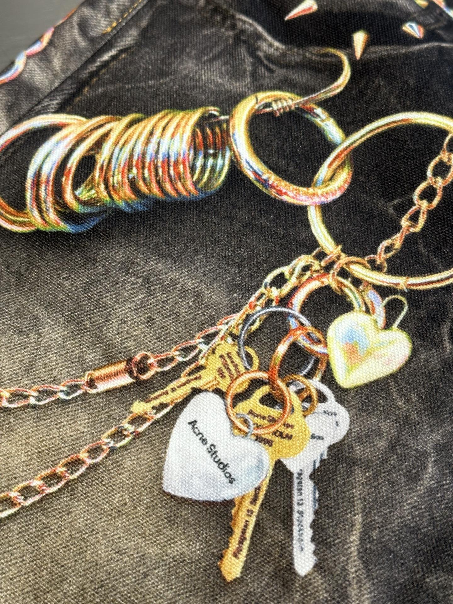 Acne Studios Oversized Jeans - Lunar New Year Limited Edition (C00126-AOM）