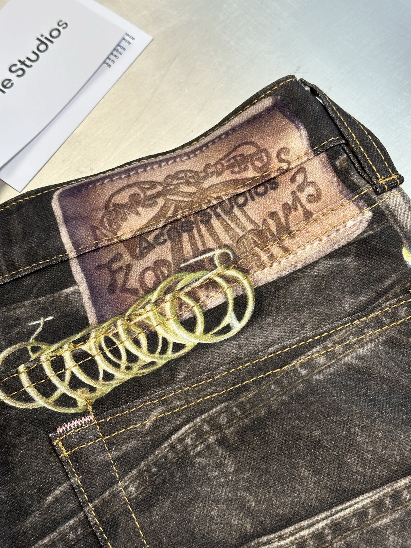 Acne Studios Oversized Jeans - Lunar New Year Limited Edition (C00126-AOM）