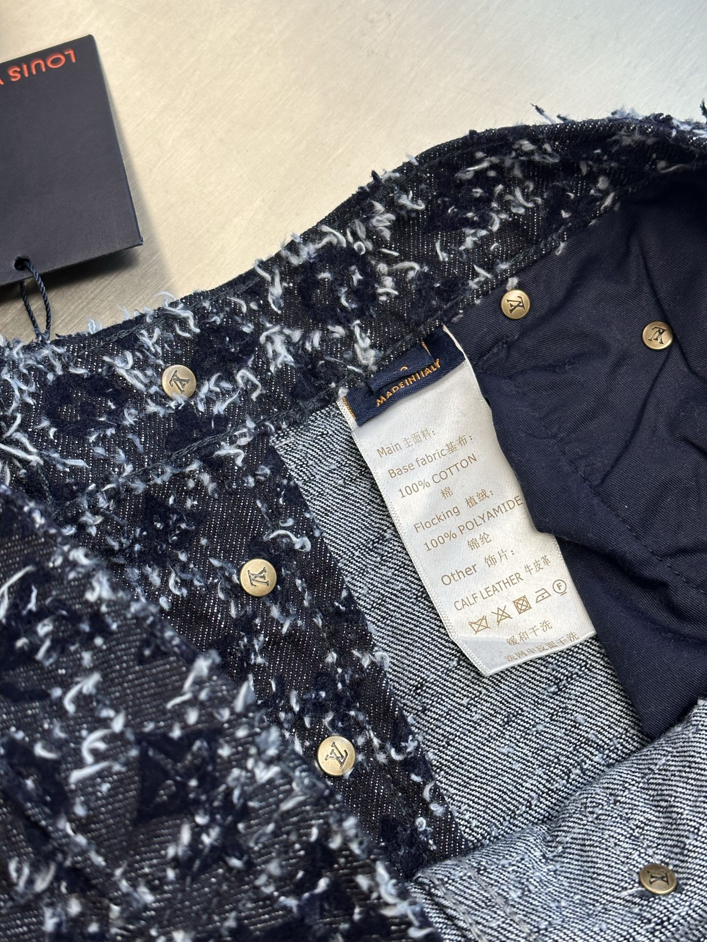 LOUIS VUITTON flocked Monogram skateboard jeans（1AHVD0）