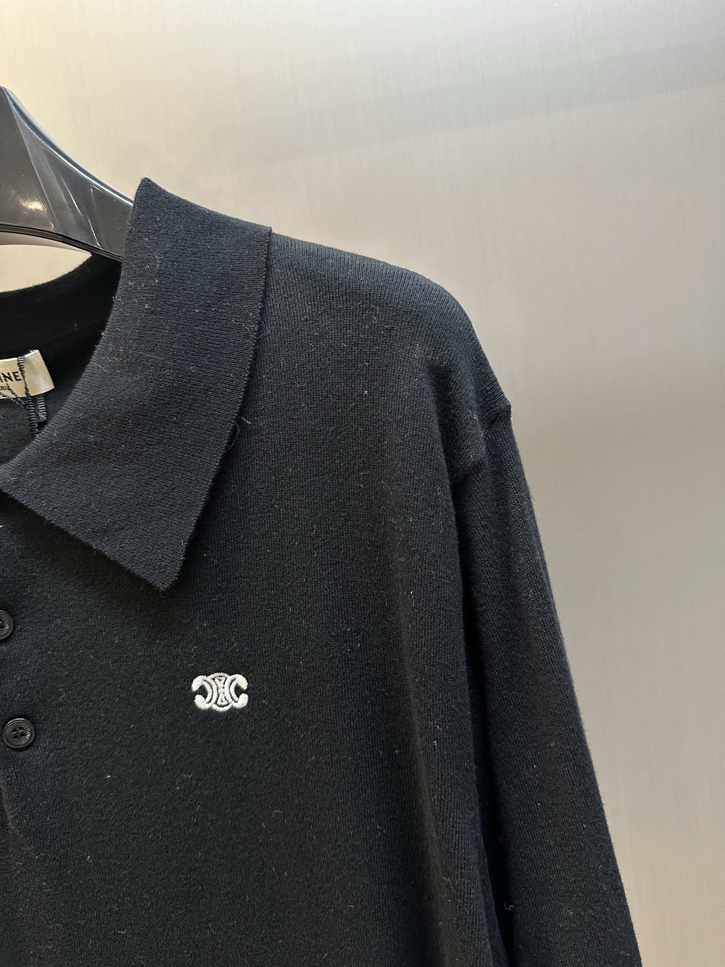 CELINE Triomphe Polo Shirt (Cotton) (2ADDT367Y-08GC）