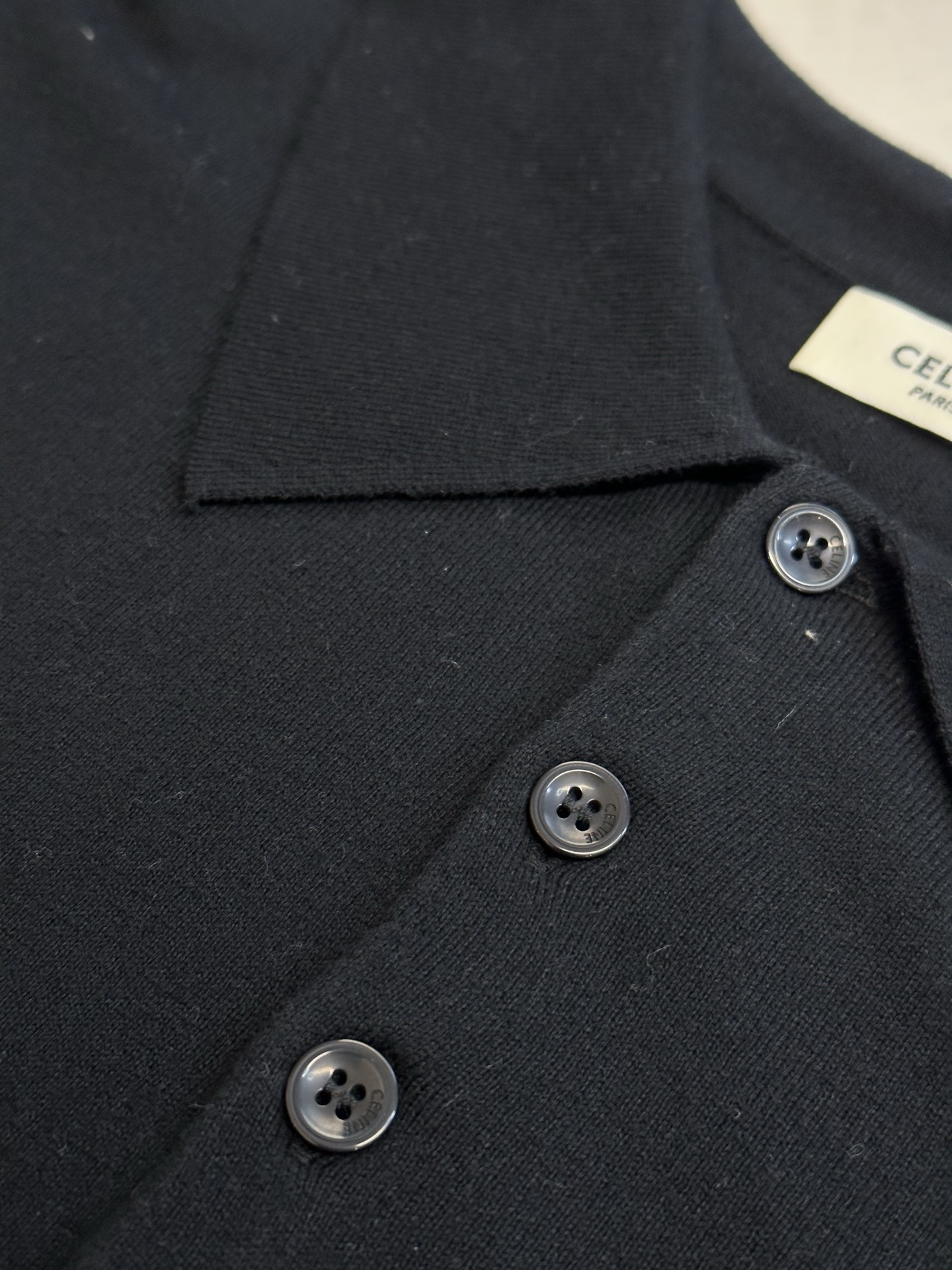 CELINE Triomphe Polo Shirt (Cotton) (2ADDT367Y-08GC）