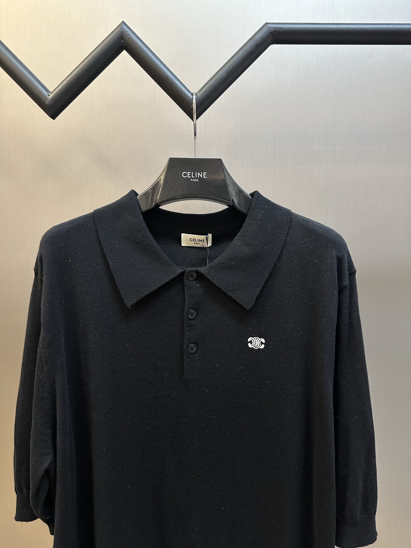 CELINE Triomphe Polo Shirt (Cotton) (2ADDT367Y-08GC）