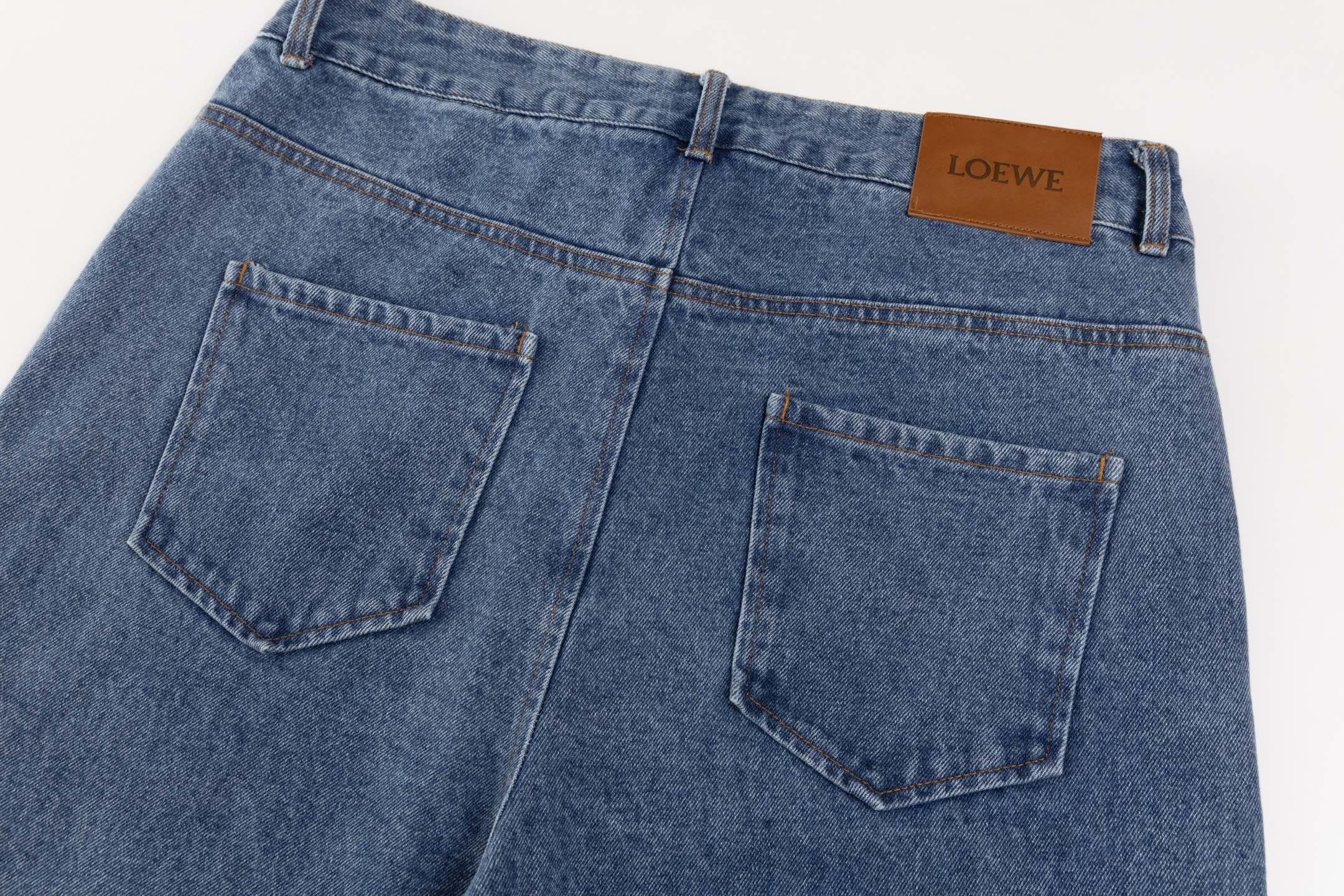 Loewe Denim Anagram Shorts（H526Y1GW07-6395）