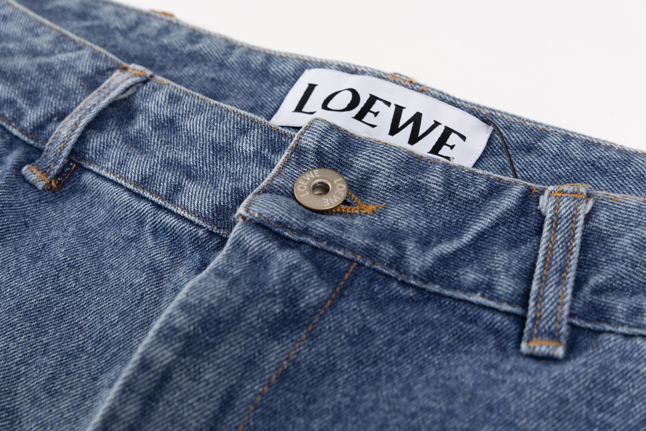 Loewe Denim Anagram Shorts（H526Y1GW07-6395）