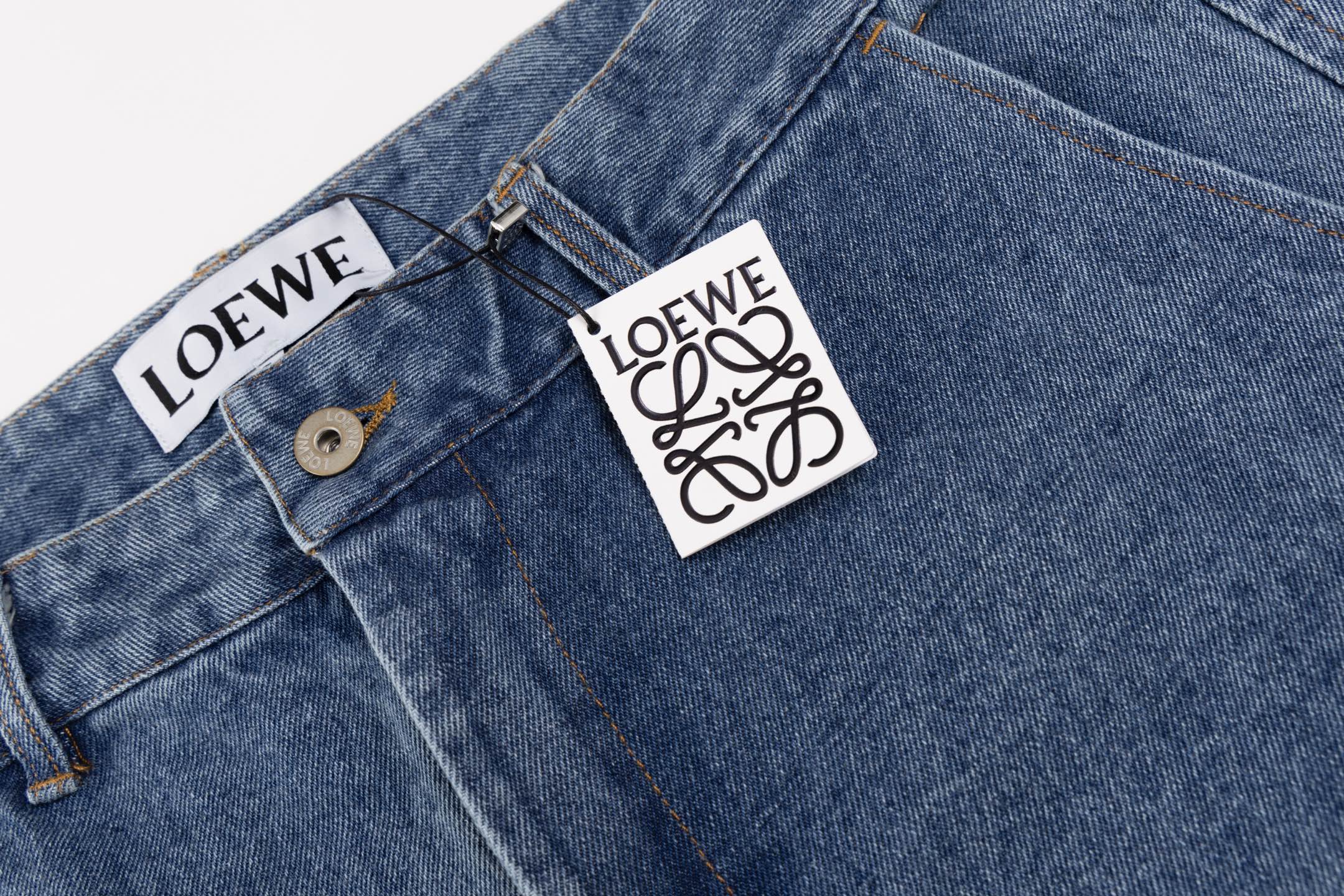 Loewe Denim Anagram Shorts（H526Y1GW07-6395）