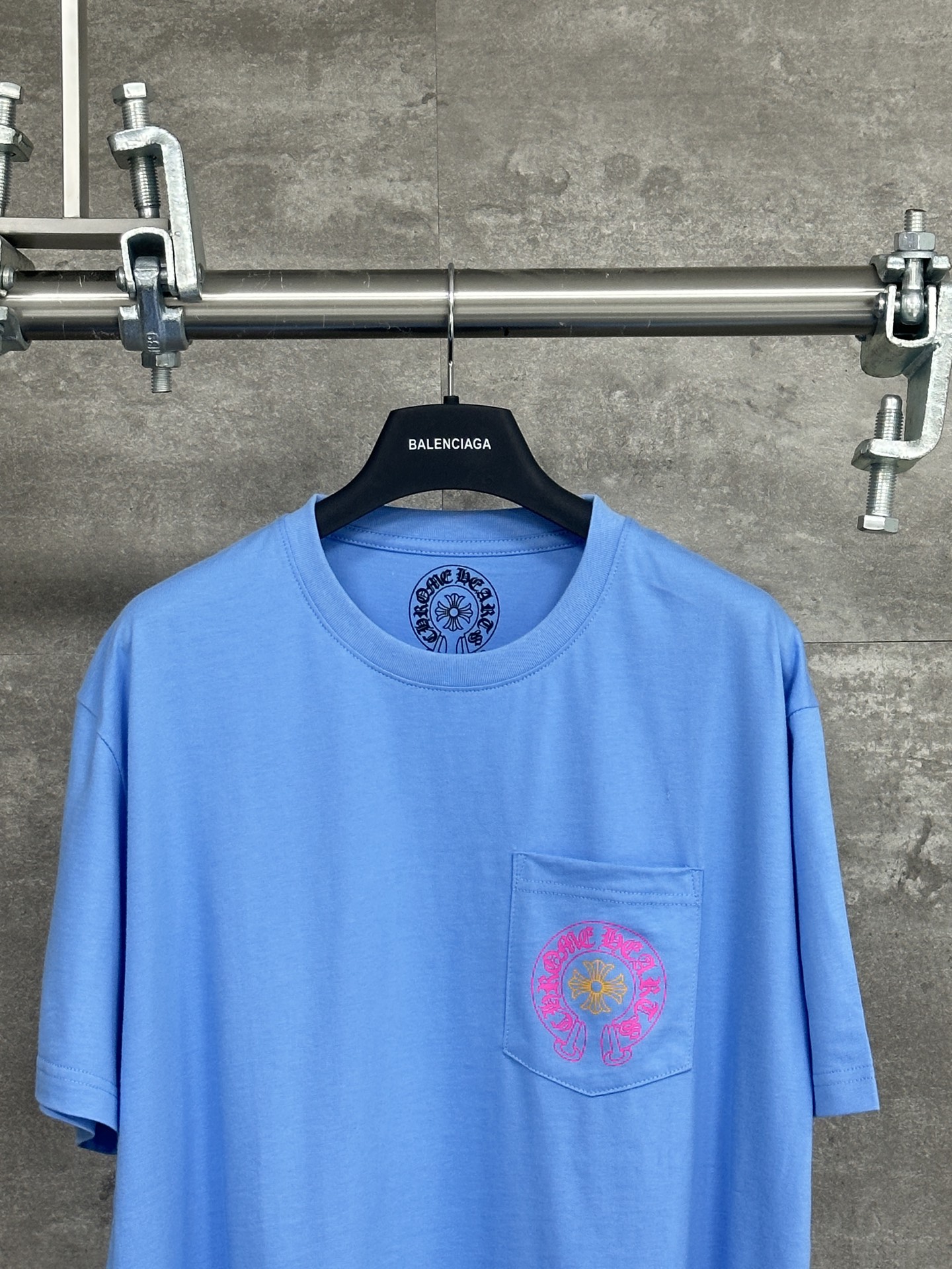 Chrome Hearts FW24 T-Shirt Unisex Blue(CH-6642314）