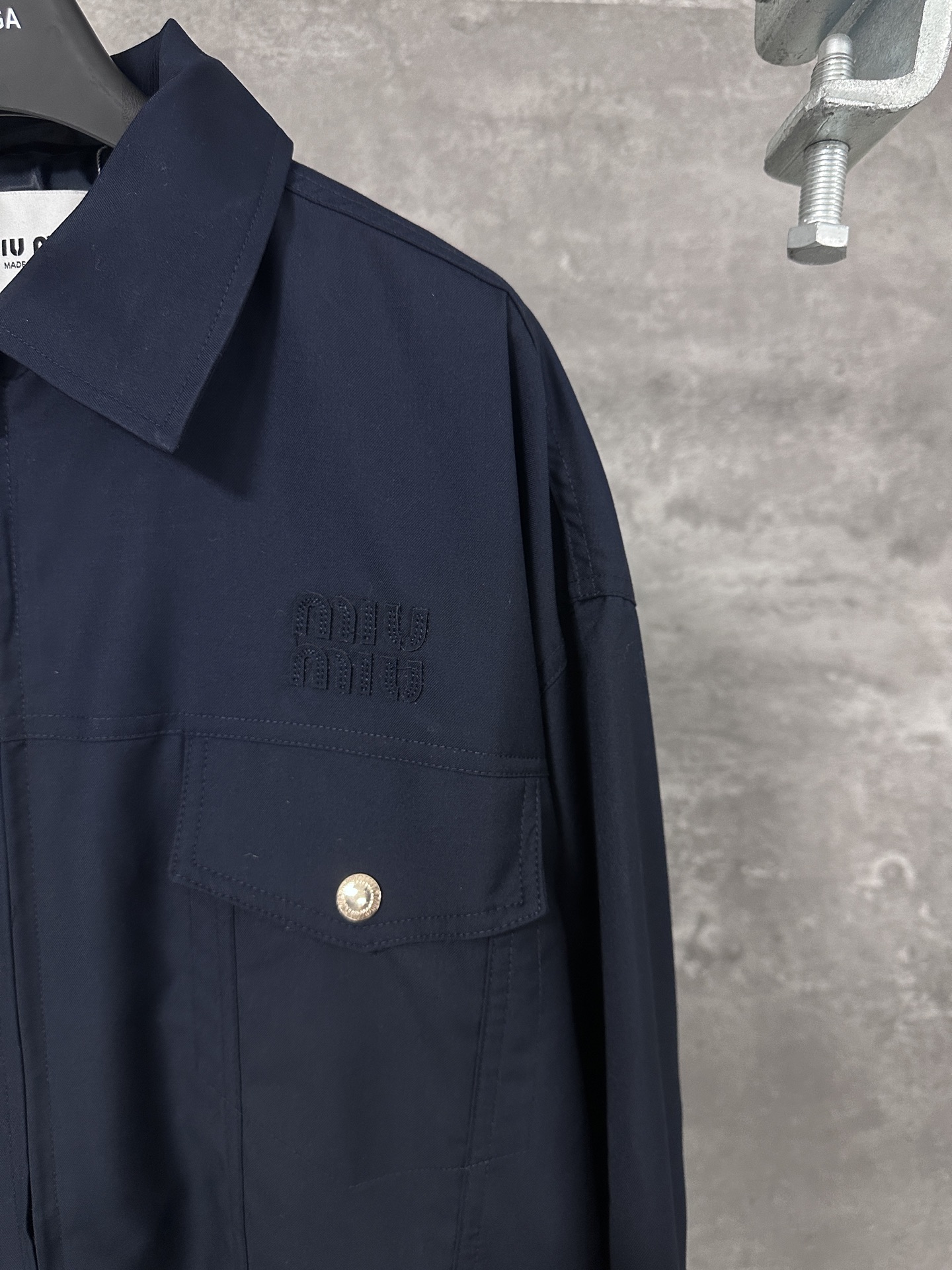 MIUMIU Batavia blouson jacket（ML1059-11AD-F0008-S-OOO）