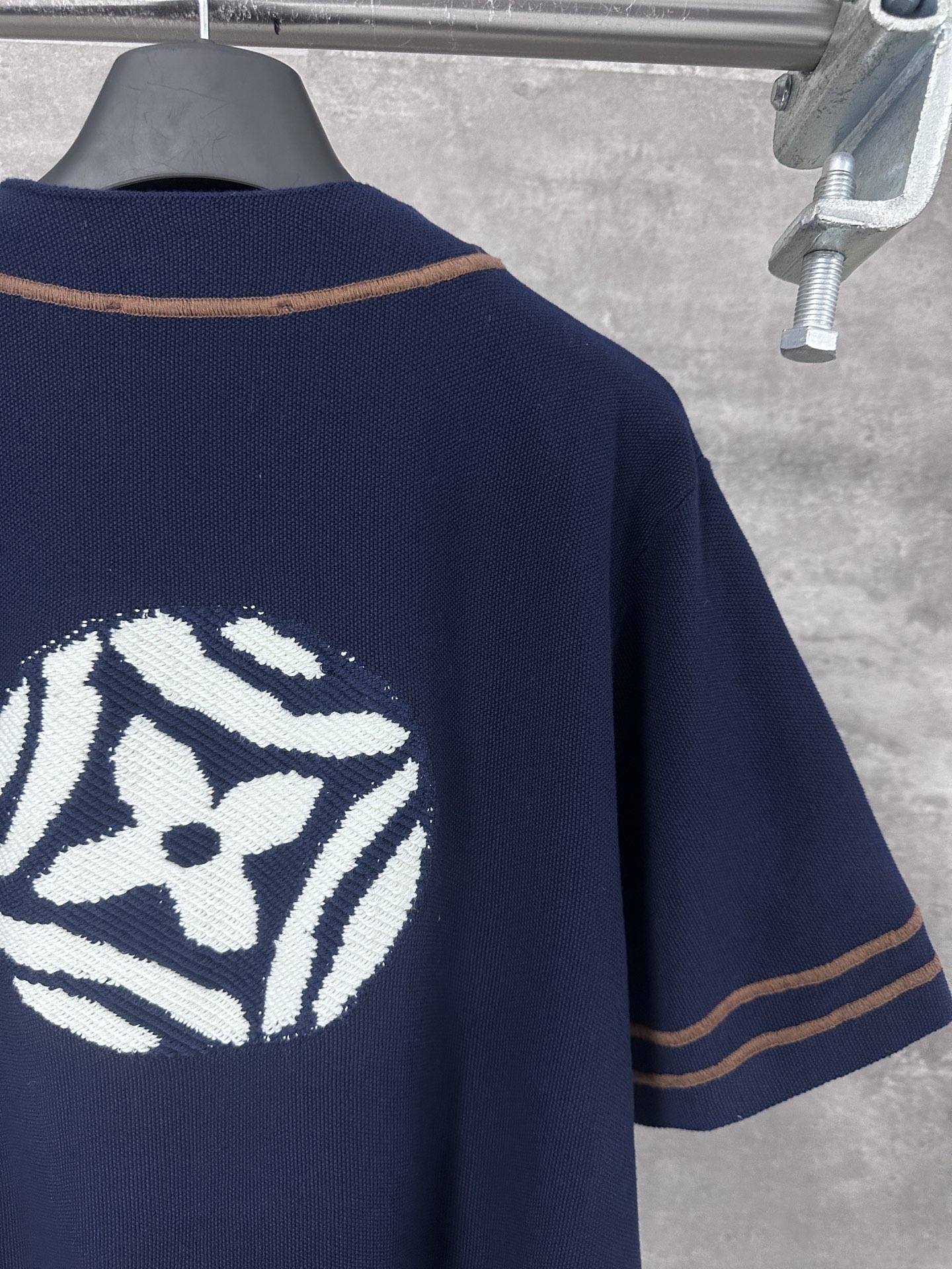 Louis Vuitton knitted short-sleeved baseball shirt（1AIMCQ）