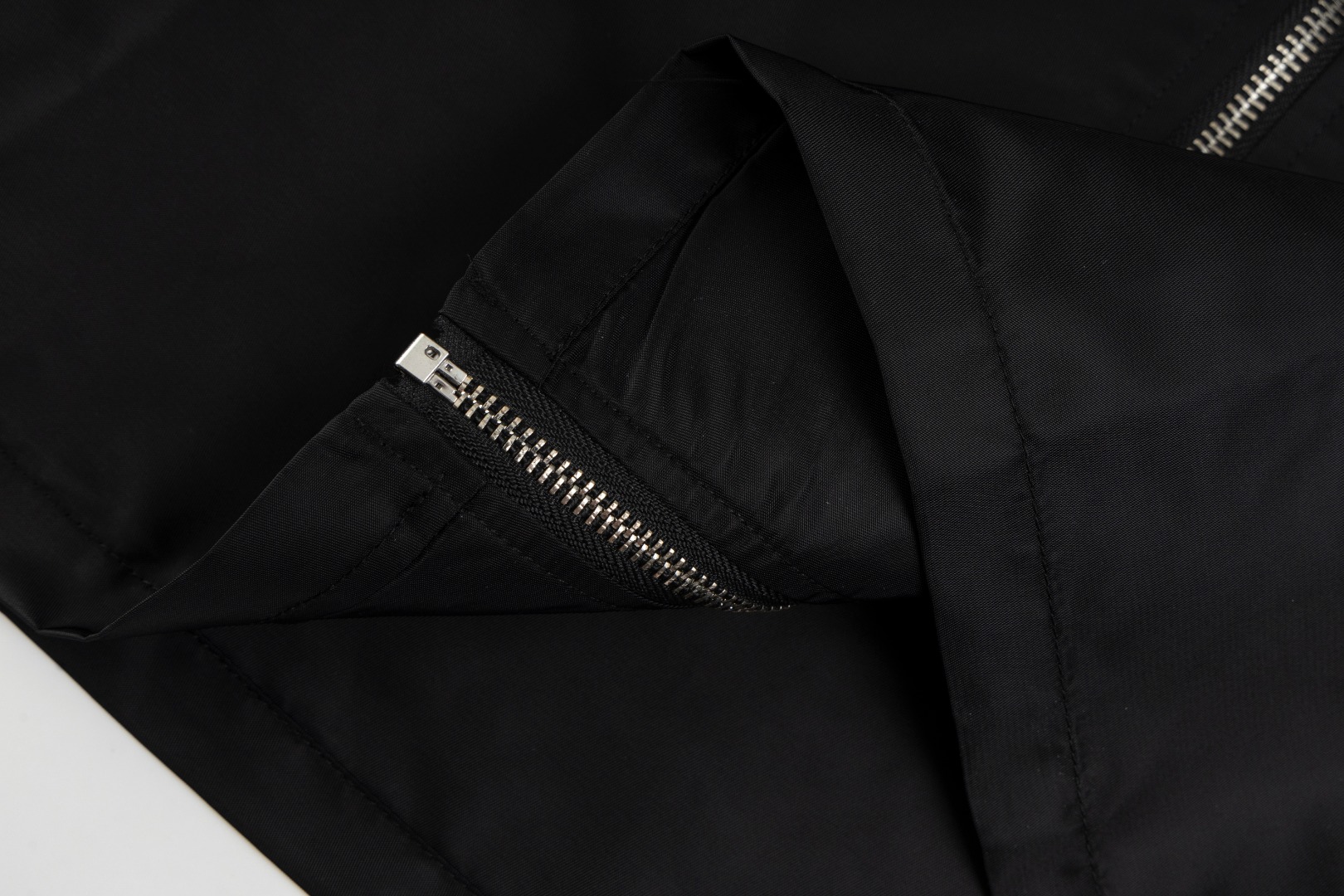 Prada Black Re-nylon Shirt (SC810-16HH-F0002-S-OOO）