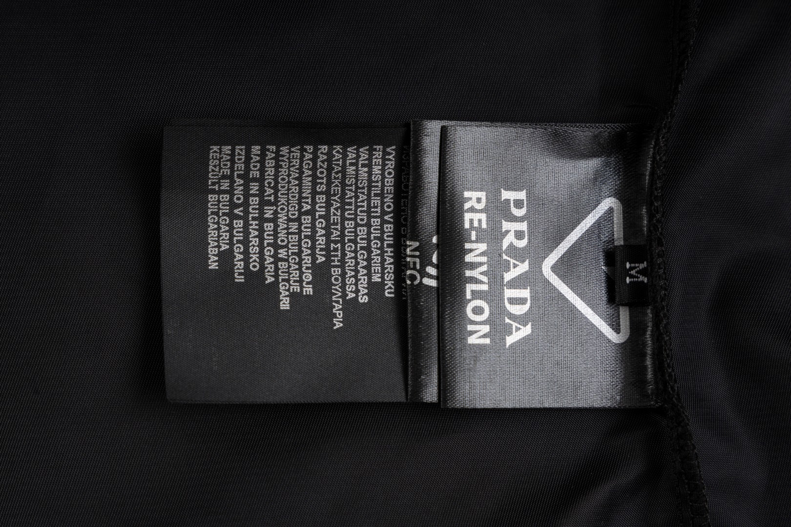 Prada Black Re-nylon Shirt (SC810-16HH-F0002-S-OOO）