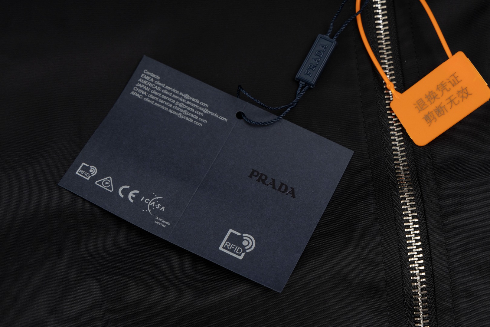 Prada Black Re-nylon Shirt (SC810-16HH-F0002-S-OOO）