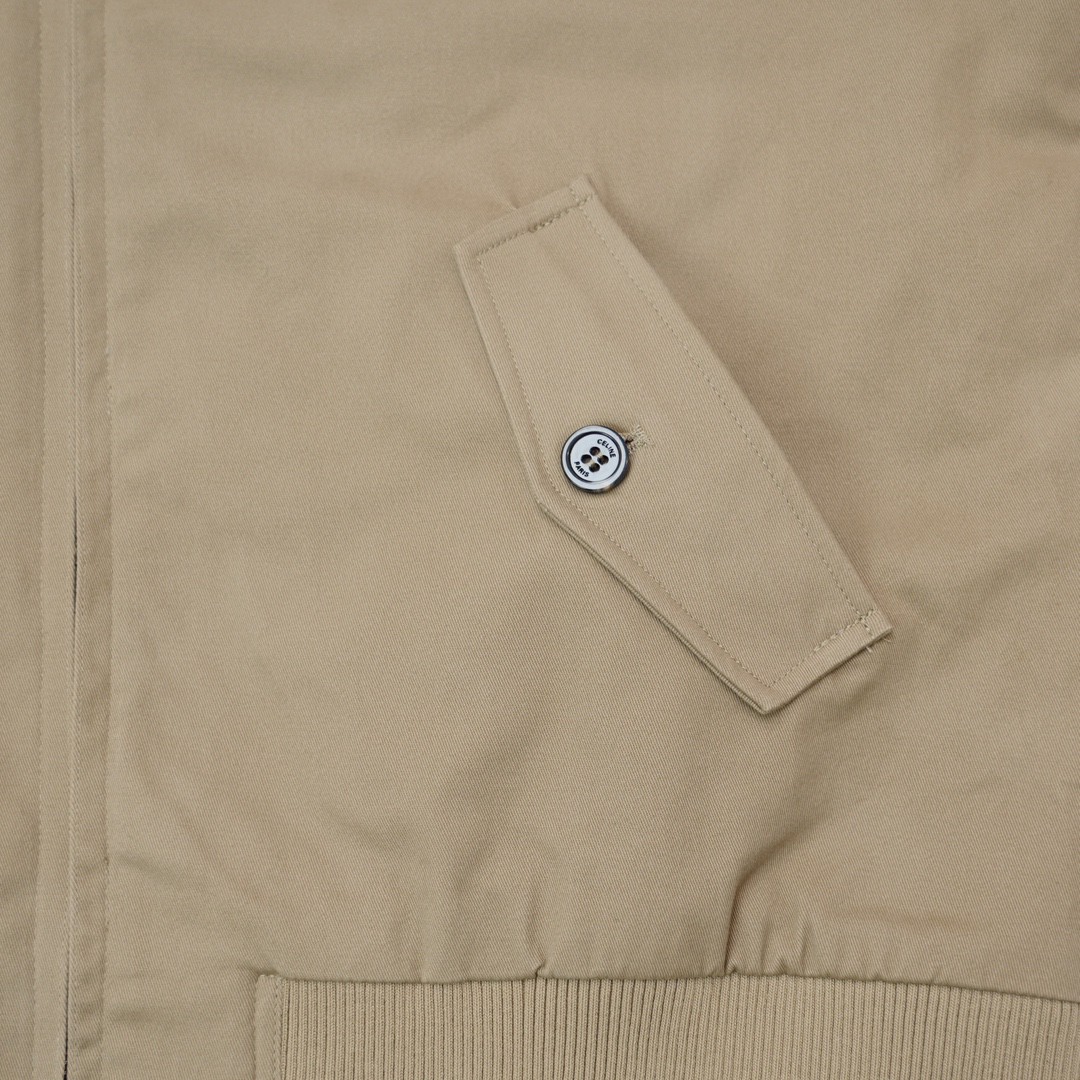 CELINE Triomphe Blouson Technical Cotton (2W957004N-02BG）