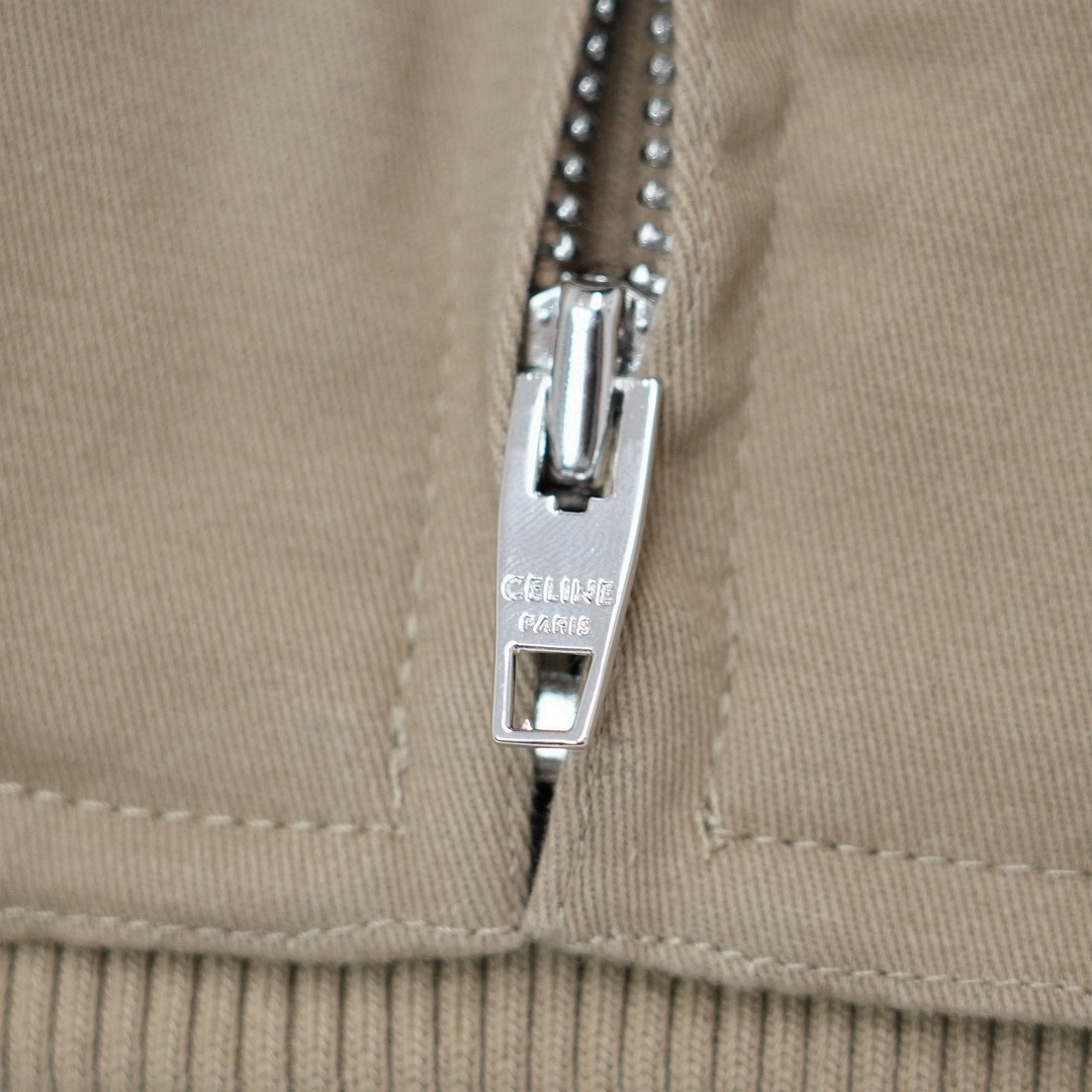 CELINE Triomphe Blouson Technical Cotton (2W957004N-02BG）