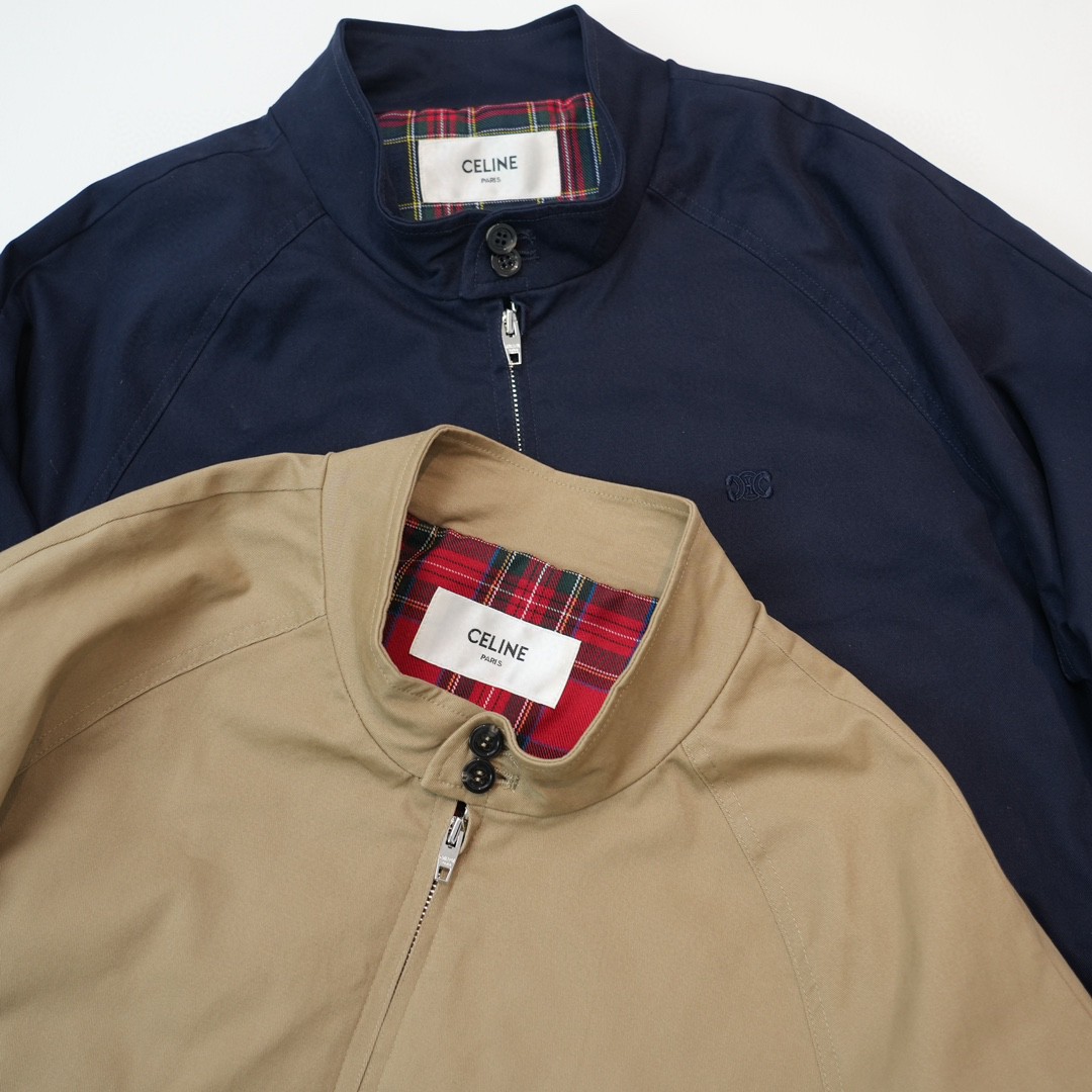 CELINE Triomphe Blouson Technical Cotton (2W957004N-02BG）
