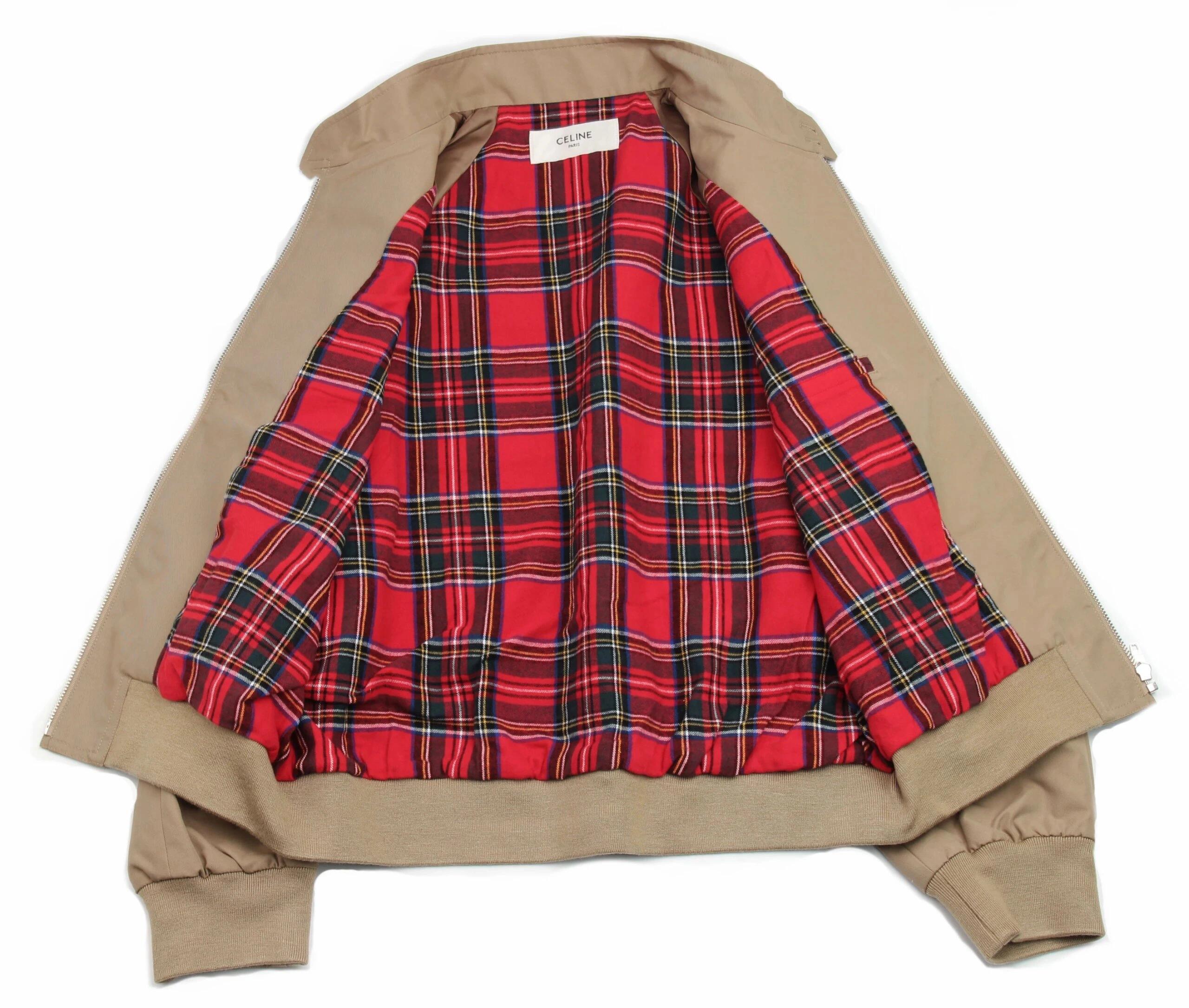 CELINE Triomphe Blouson Technical Cotton (2W957004N-02BG）