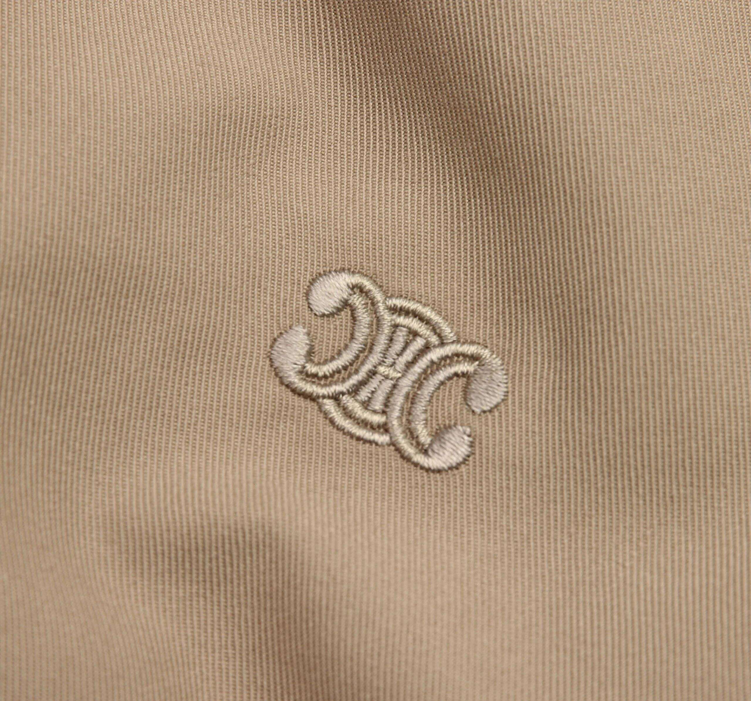 CELINE Triomphe Blouson Technical Cotton (2W957004N-02BG）