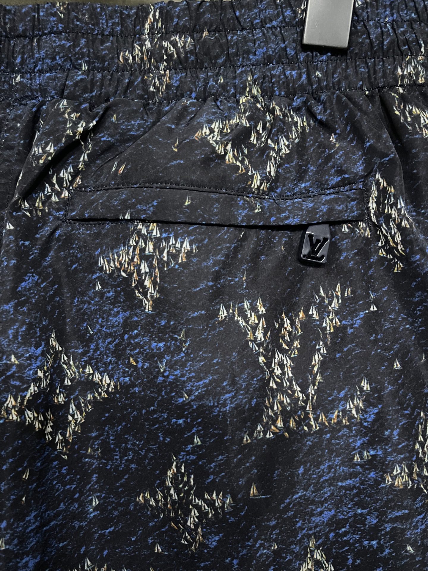 Louis Vuitton Printed Monogram Swim Shorts (1AHVZ9）