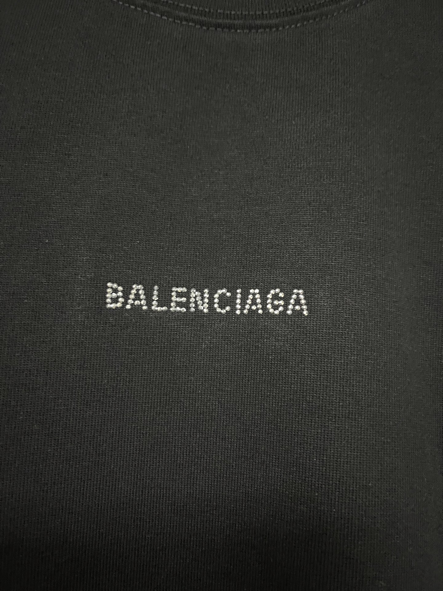 BALENCIAGA BACK T-SHIRT MEDIUM FIT (764235TOVJ61083）
