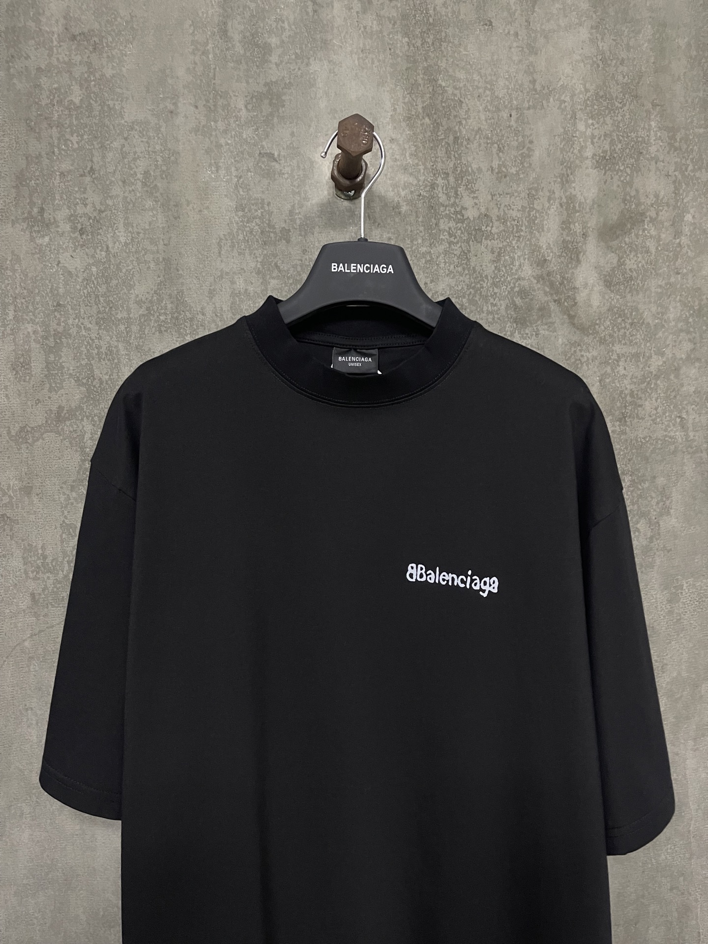 Balenciaga BB Logo T-Shirt 'White'（612966TOVO99081）