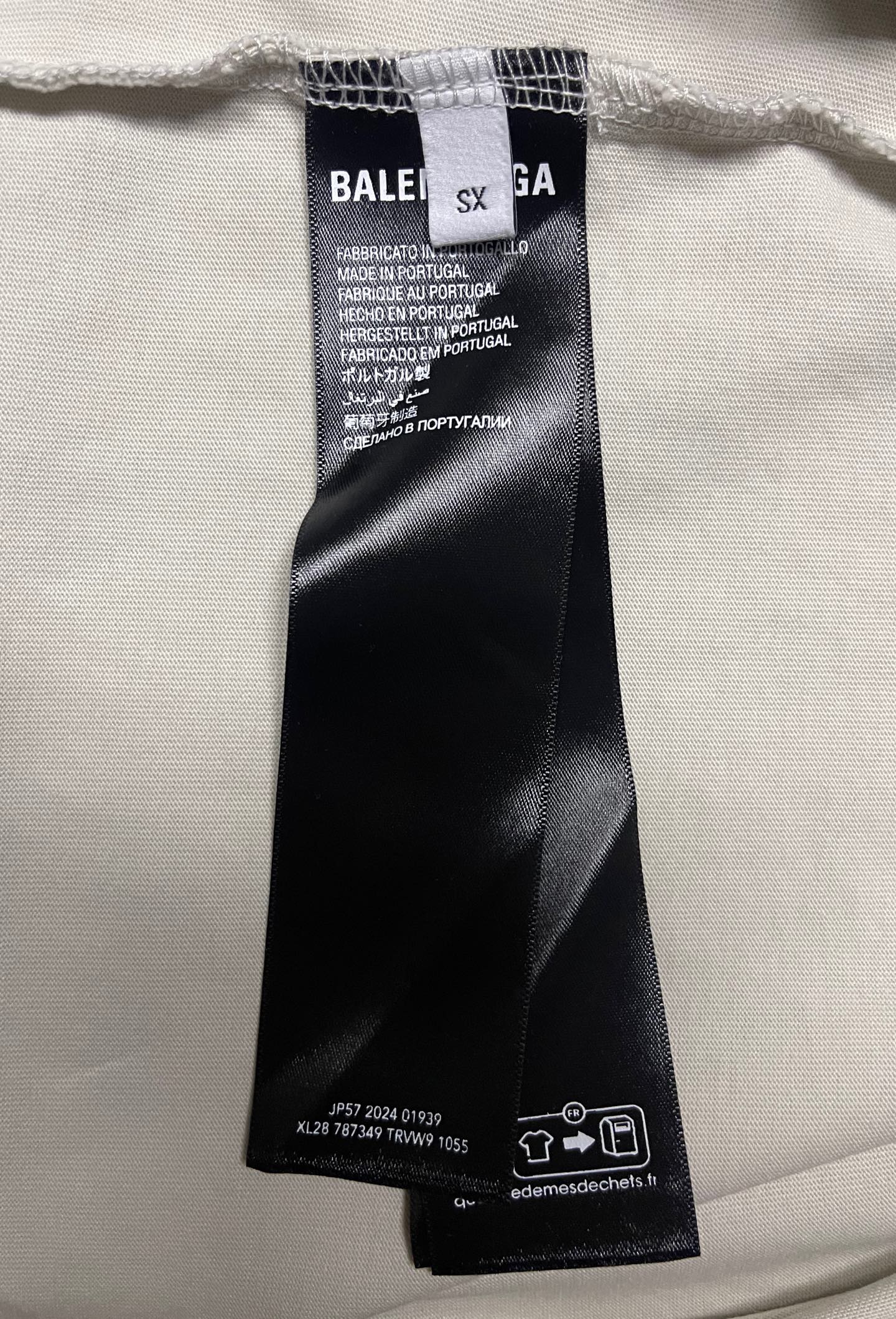 Balenciaga BB Logo T-Shirt 'White'（612966TOVO99081）