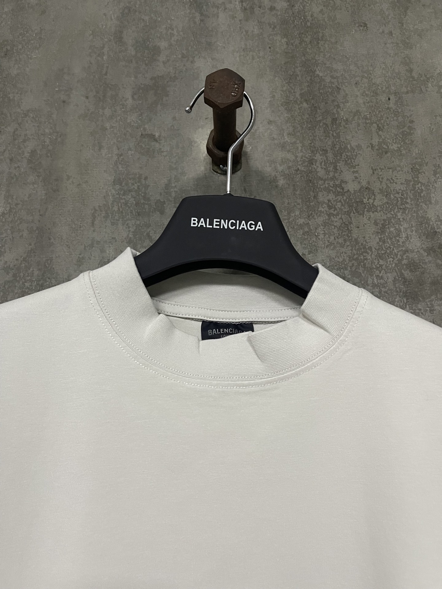 Balenciaga BB Logo T-Shirt 'White'（612966TOVO99081）